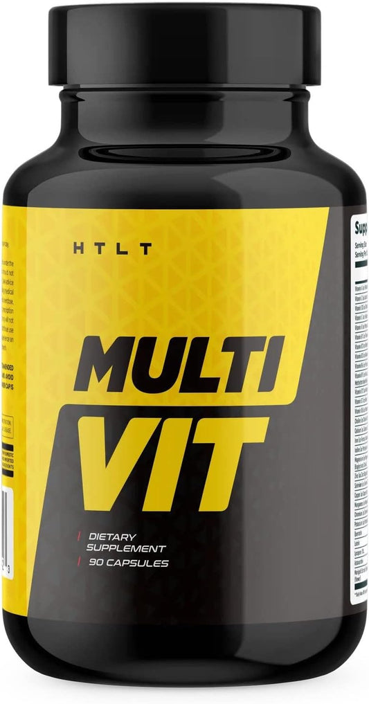 HTLT Supps Multi VIT - Complete Daily Energy and Immunity Supplement with Minerals and Antioxidants for Men and Women (90 Capsules)