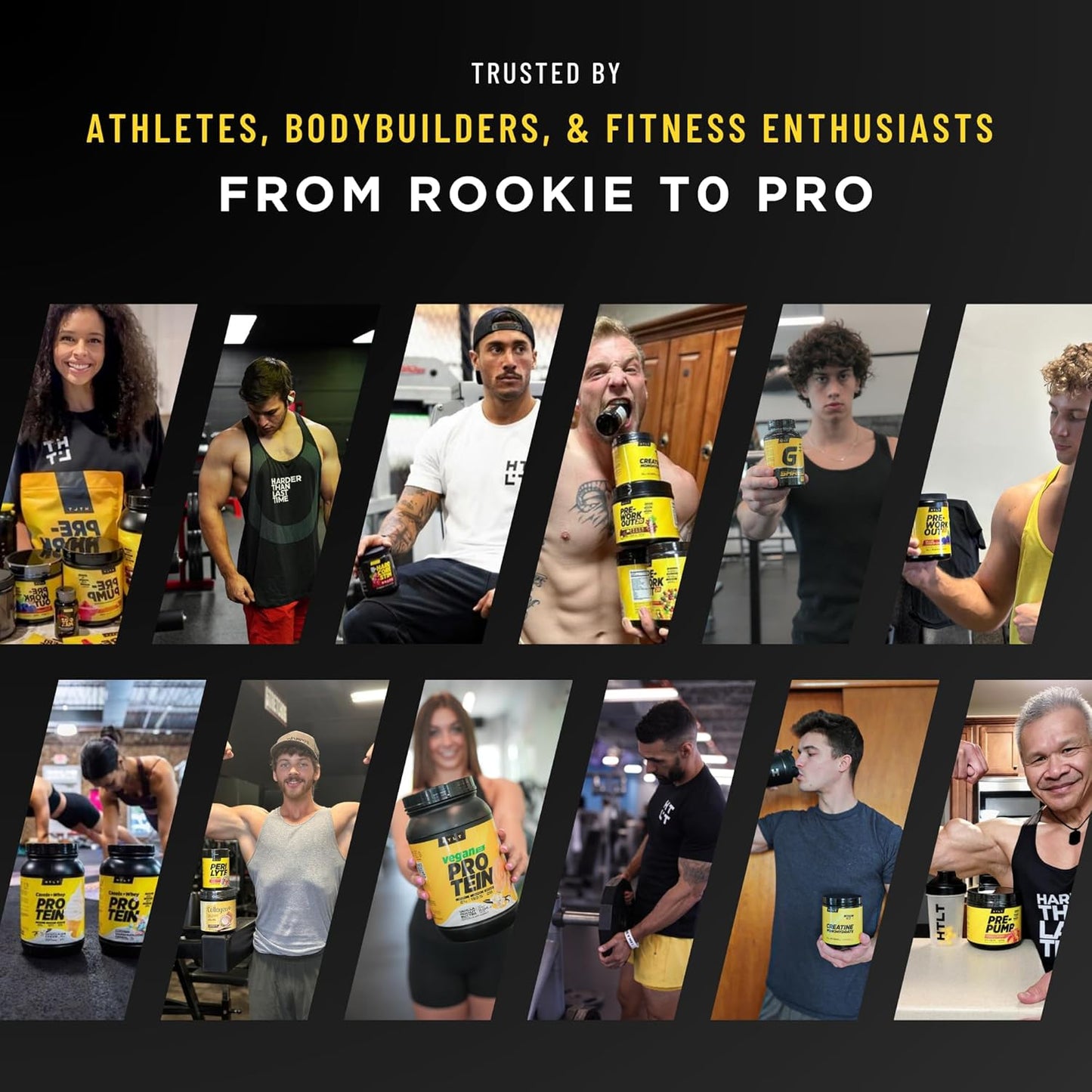 HTLT Supps Multi VIT - Complete Daily Energy and Immunity Supplement with Minerals and Antioxidants for Men and Women (90 Capsules)