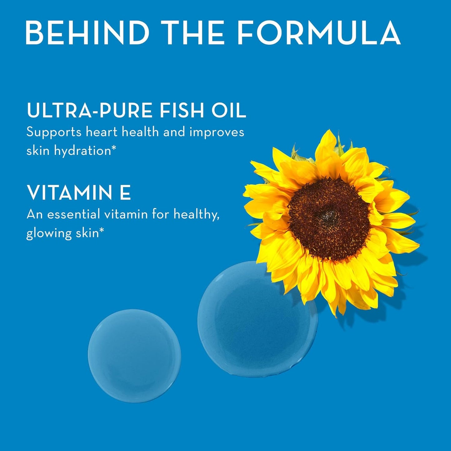 HUM OMG! Omega The Great - Triple Omega 3 Fish Oil Supplement for Bright Skin Tone - Gluten Free & Non-GMO (60-Count)