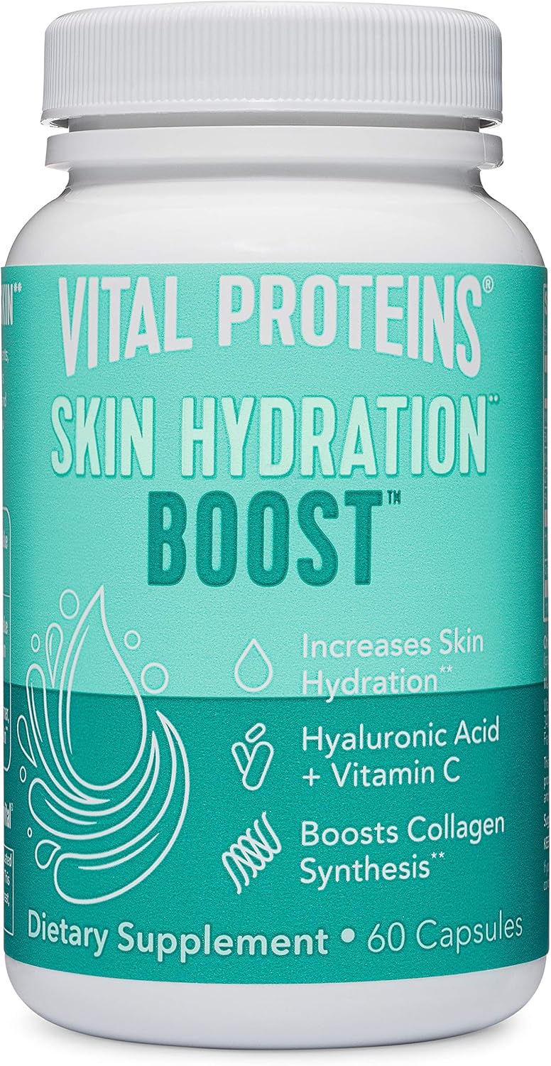 Hyaluronic Acid Supplement with Biotin and Vitamin C - 60 Capsules by Vital Proteins