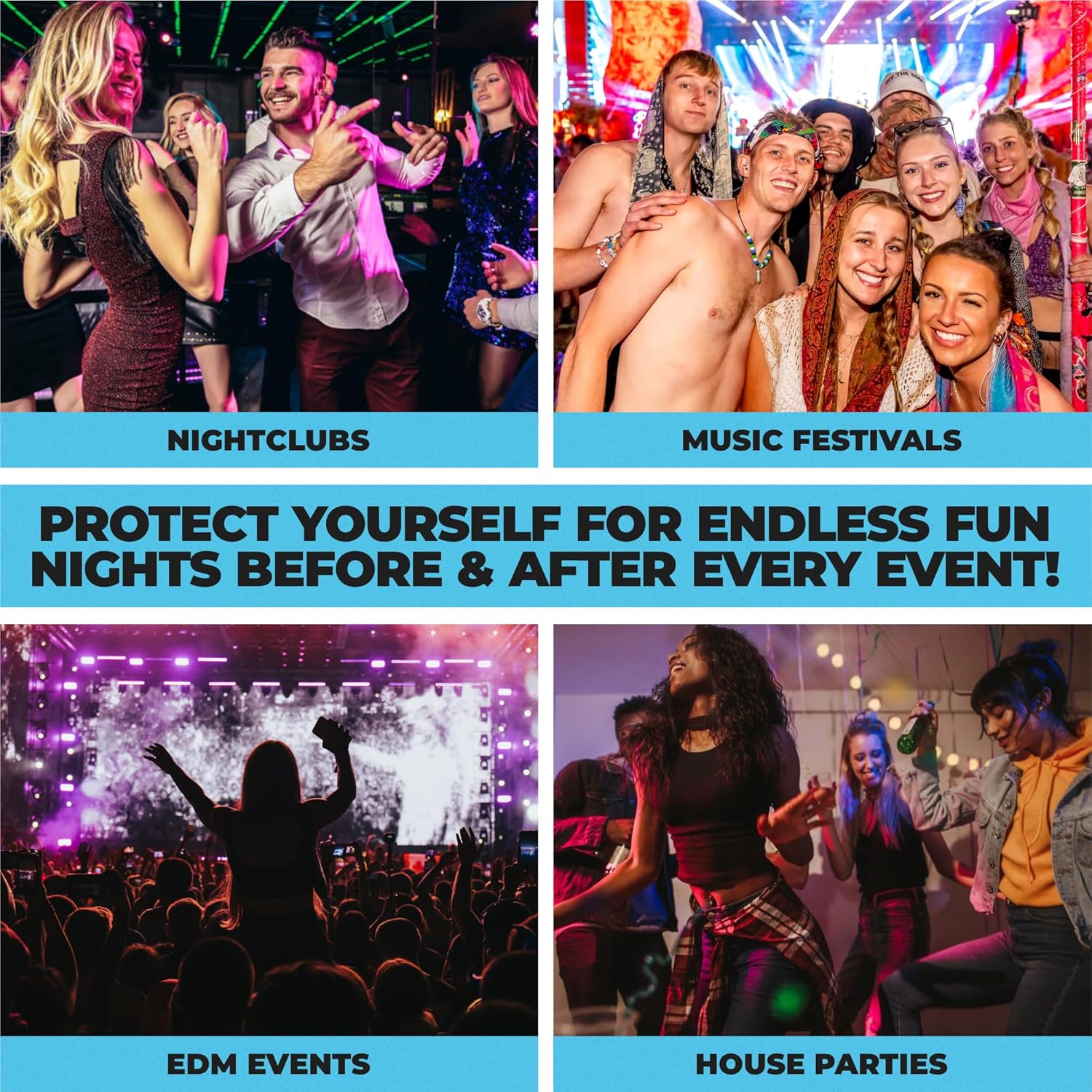 Hydralit Rave Recovery Pills - 5-HTP Supplement with Electrolytes for Better Mornings and Energy - 120 Capsules