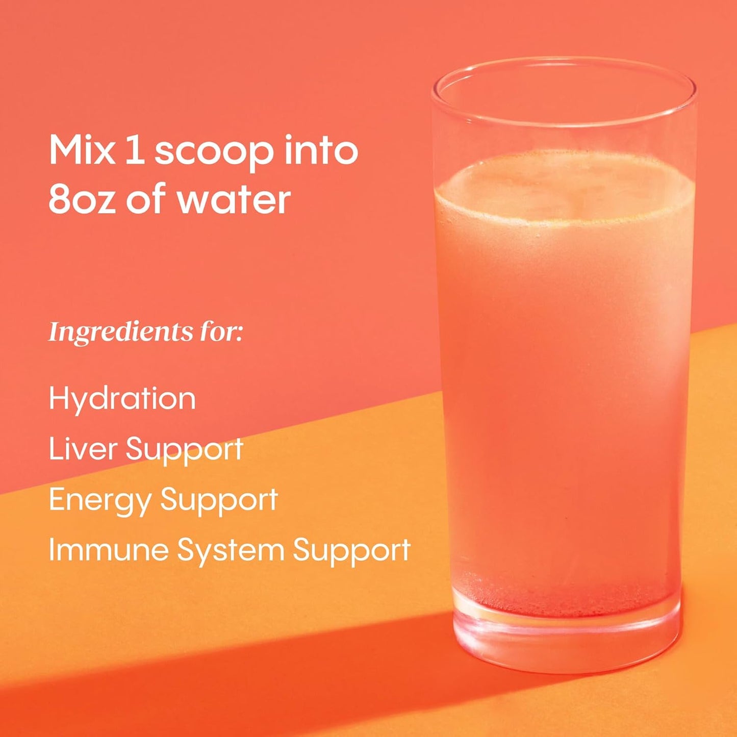 Hydralyte Liver Support + Electrolyte Mix with Milk Thistle & Turmeric for Rapid Rehydration (Blood Orange Ginger, 40 Servings)