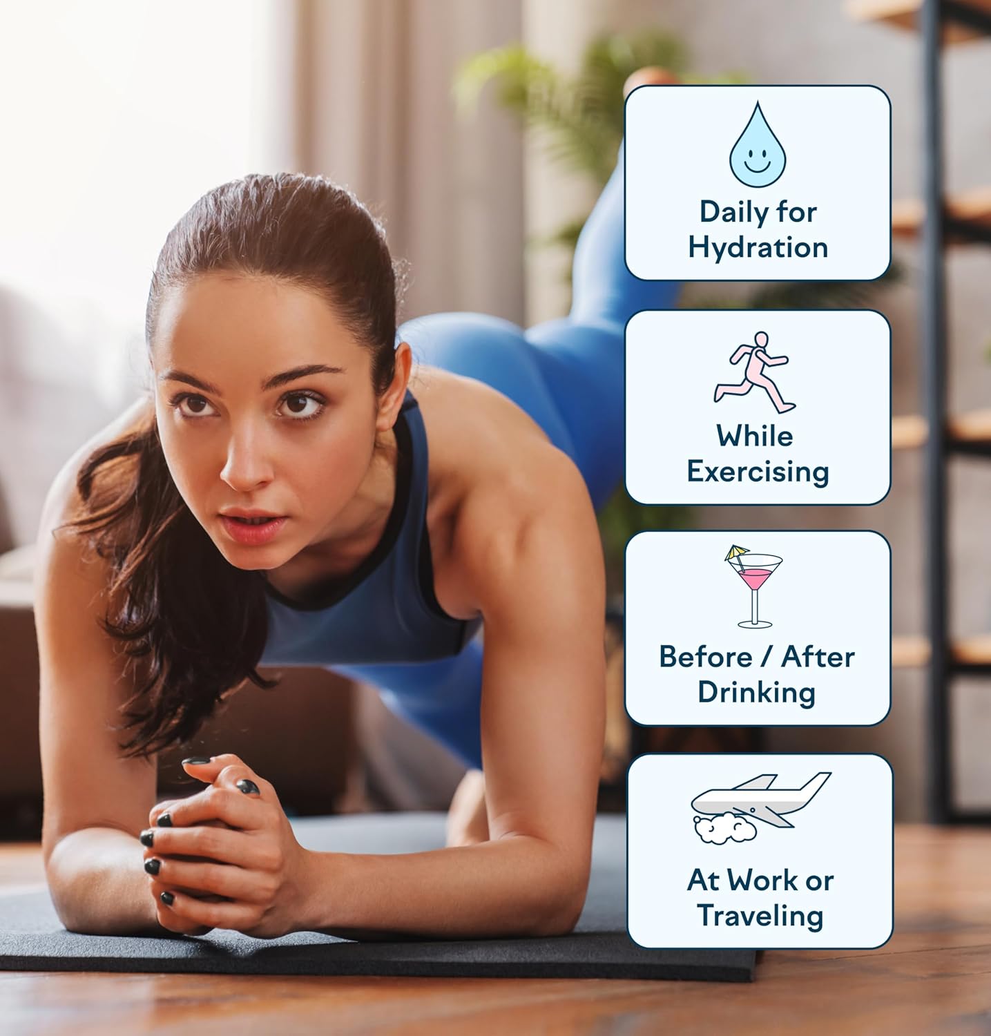 Hydration Hero Electrolyte Powder Packets with 1,000mg Electrolytes, Magnesium, Coconut Water, Vitamin C & B12 - Sugar Free, Non GMO, Keto, Vegan - Guava Fresca (15 Count)