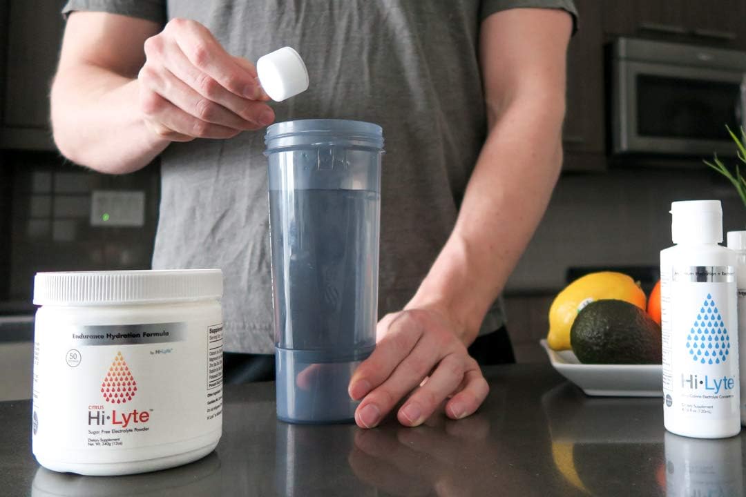 Hydration & Stamina Booster Electrolyte Powder with Potassium & Sodium | No Sugar, Carbs, or Artificial Ingredients | Citrus Salt Flavor | 50 Servings