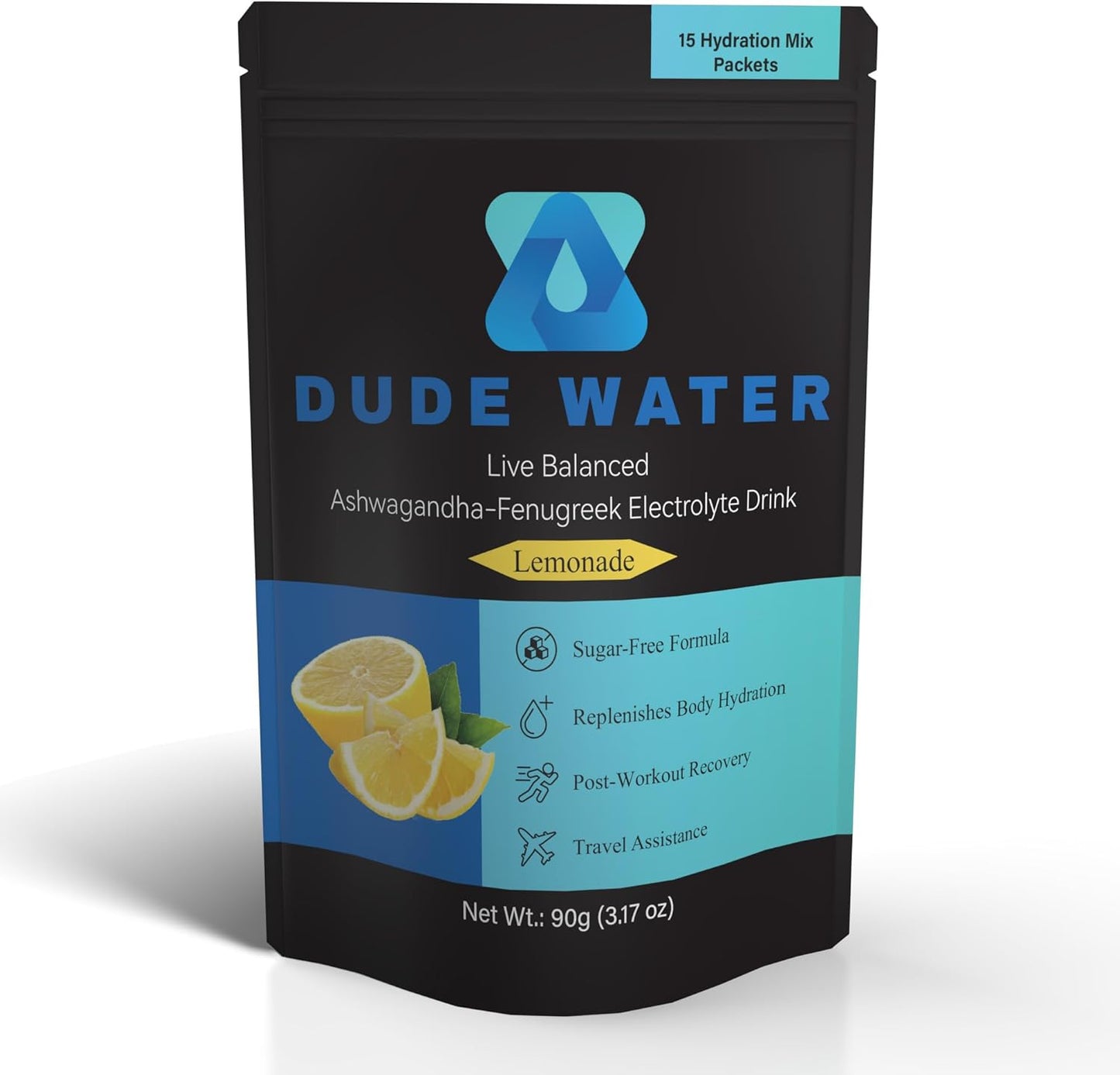 Hydration Supplement Mix with Electrolytes, Ashwagandha, Fenugreek, and Vitamins - Boosts Energy, Hormone Health, and Recovery