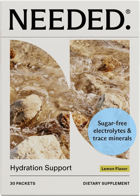 Hydration Support for Pregnancy & Lactation with Electrolytes & Trace Minerals - 30 Packets, Lightly Sweetened with Real Fruit