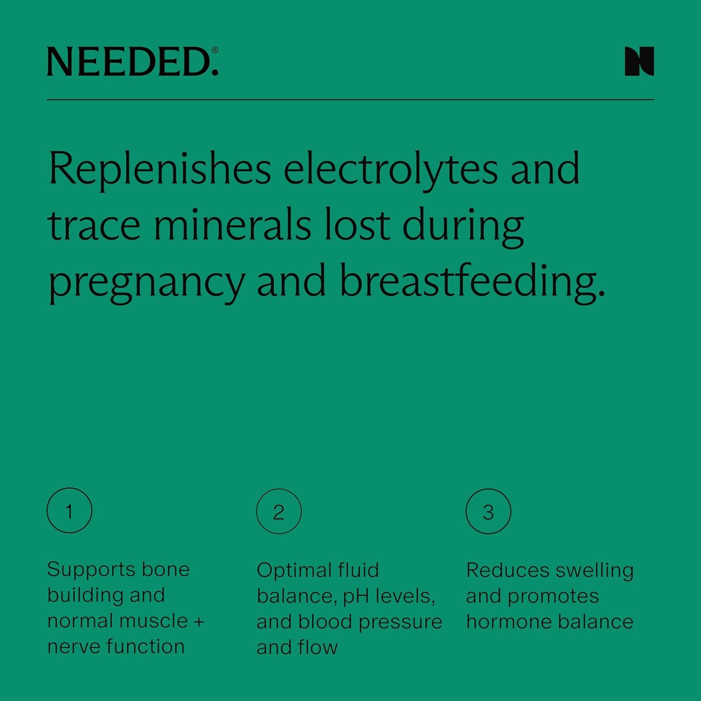 Hydration Support for Pregnancy & Lactation with Electrolytes & Trace Minerals - 30 Packets, Lightly Sweetened with Real Fruit