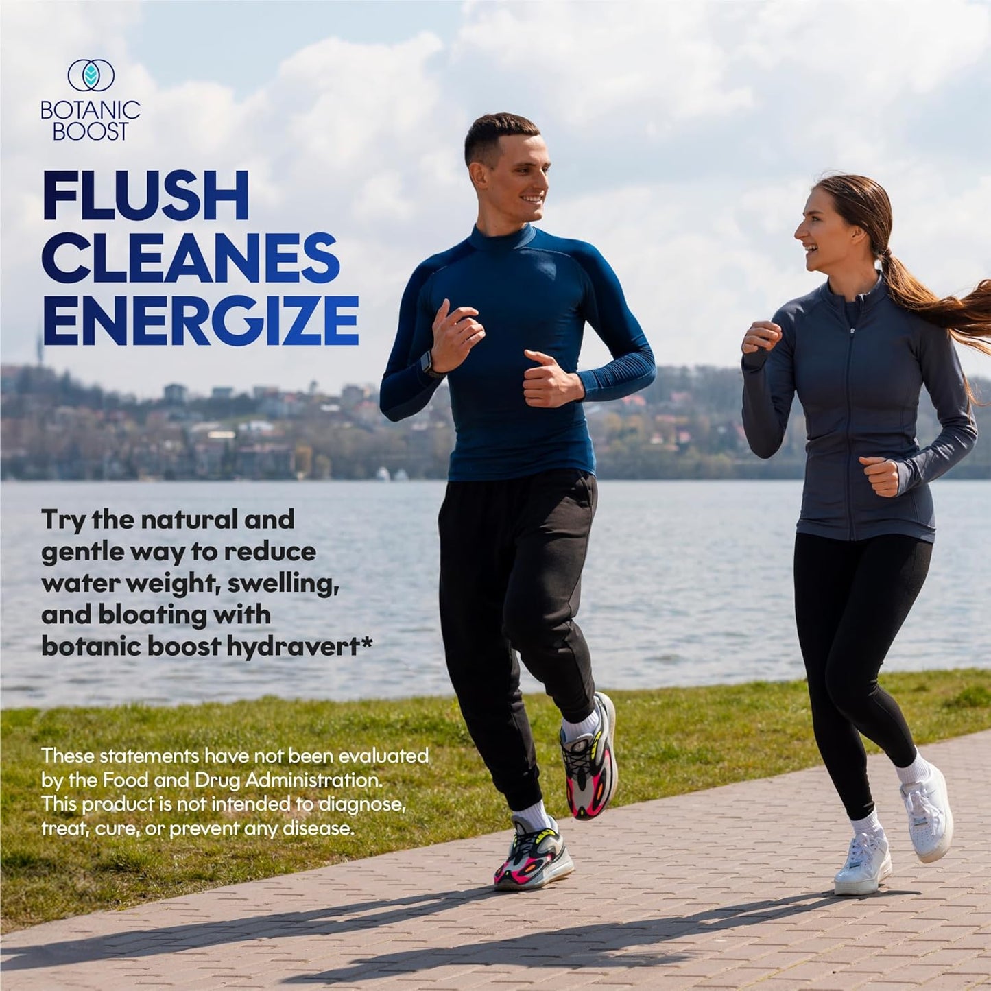 Hydravert Botanic Boost Water Pills for Swollen Legs & Feet - Natural Diuretic Blend Reduces Water Retention & Swelling