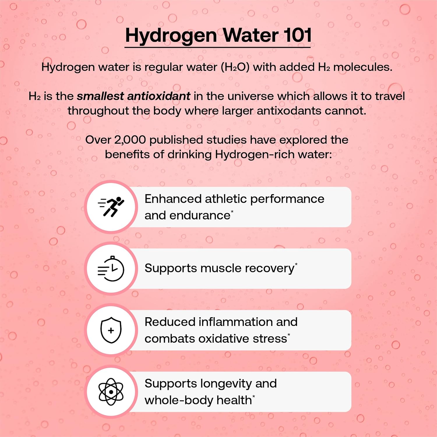 Hydrogen Water & Electrolytes Drink Mix Bundle - Raspberry Lemon Lime Flavor, 50 Servings - Enhanced Hydration with H2, Sodium, Potassium, Magnesium, Calcium & Minerals