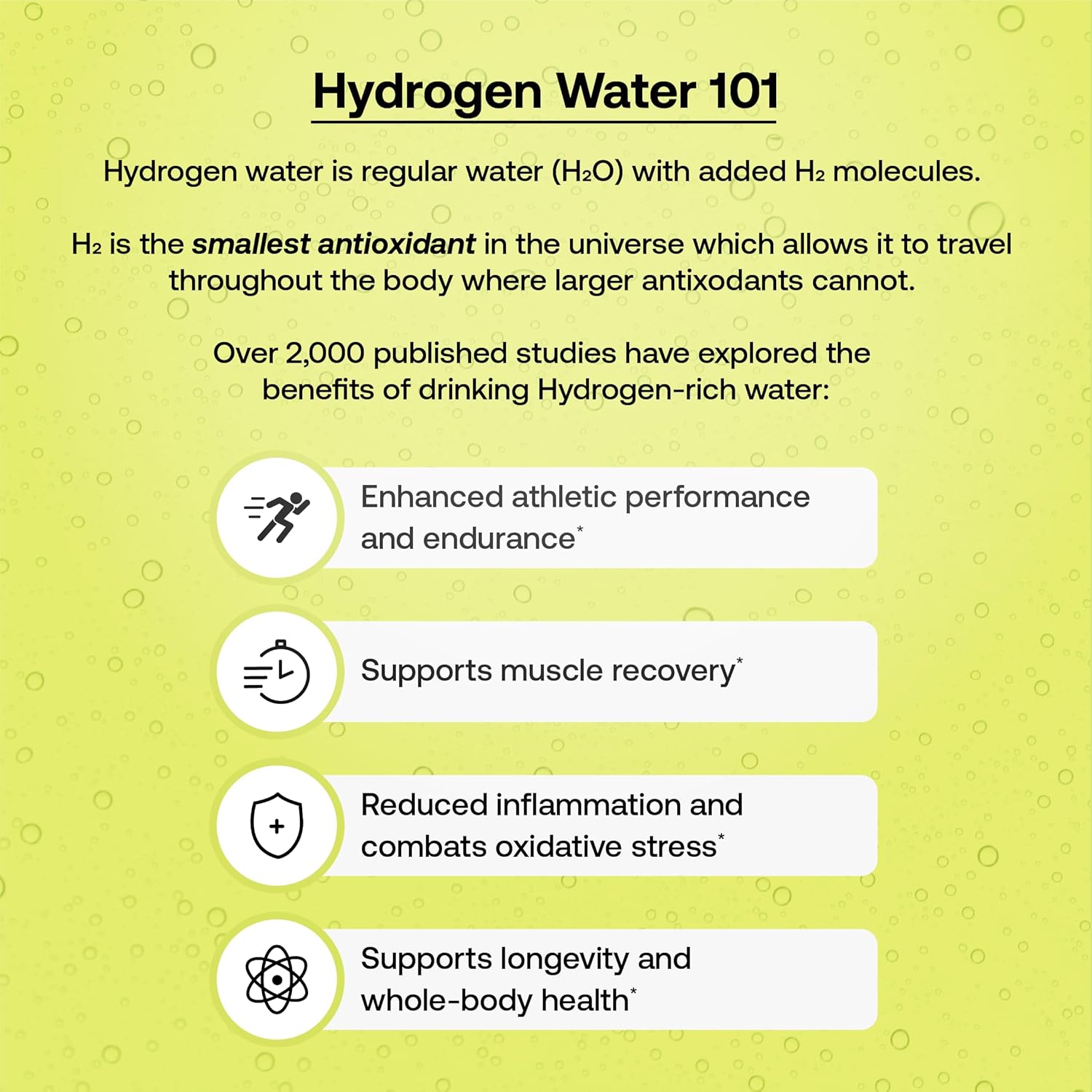 Hydrogen Water & Electrolytes Drink Mix Bundle - Raspberry Lemon Lime Flavor, 50 Servings - Enhanced Hydration with H2, Sodium, Potassium, Magnesium, Calcium & Minerals