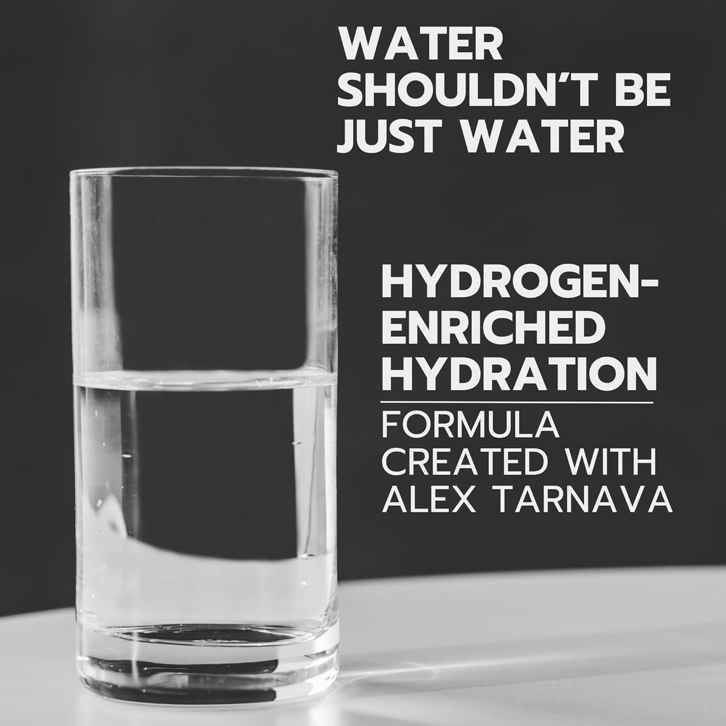 Hydrogen Water Tablets with Magnesium - 30 Tablets, Creates 12 PPM Molecular Hydrogen Drinking Water