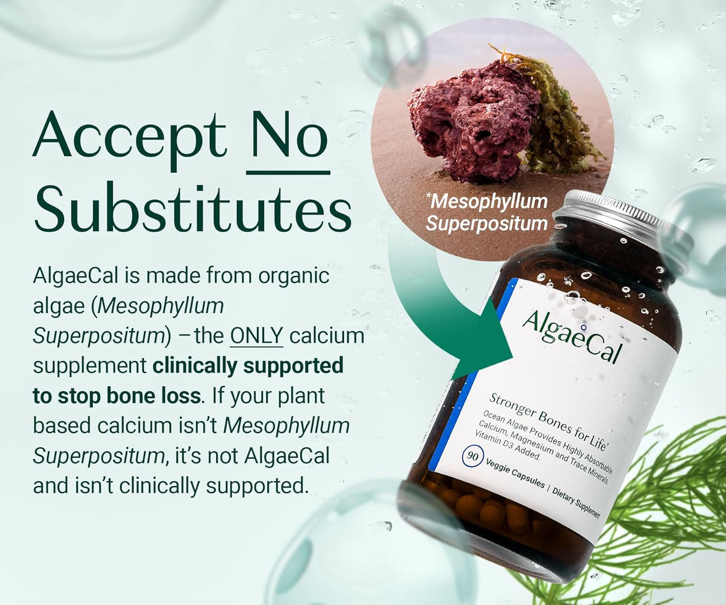 Hydrolyzed Collagen & Calcium Bundle with Verisol, Fortibone, Fortigel, Minerals, and Vitamin D3 for Bone Health & Anti-Aging