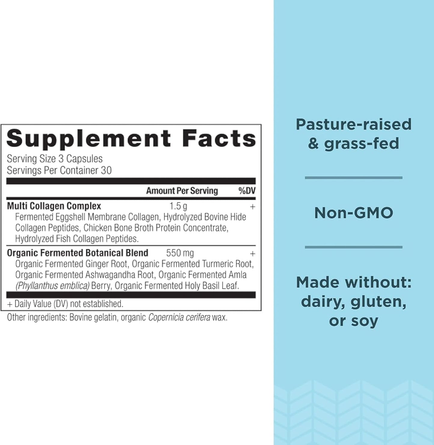 Hydrolyzed Collagen Capsules for Skin, Nails, Gut & Joints - 180 Count Bundle, Men & Women Dietary Supplement by Ancient Nutrition