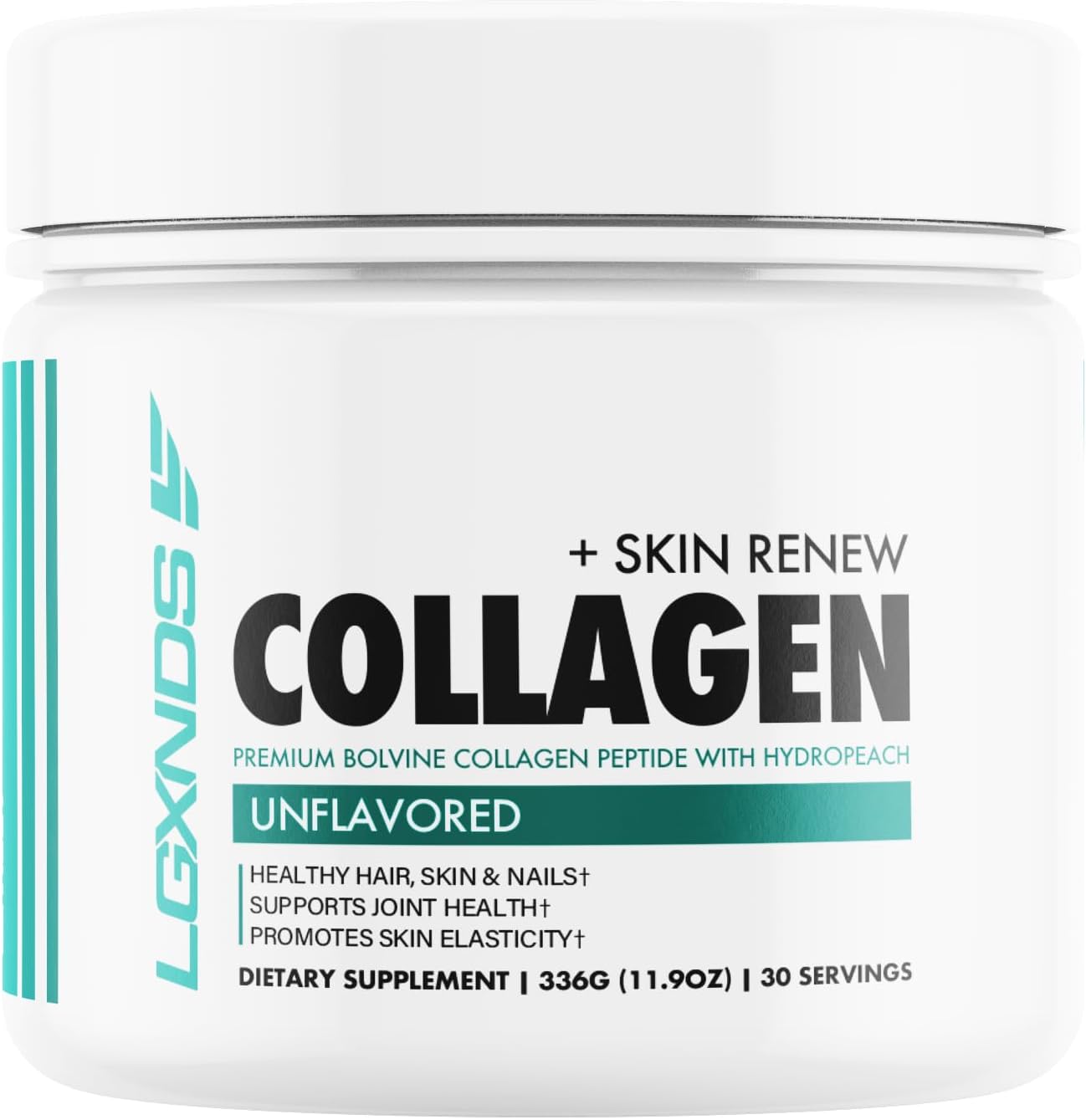 Hydrolyzed Collagen Peptides Powder - Grass-Fed, Non-GMO, Unflavored - 20g Protein Per Serving - Skin, Hair, Nails, Joints, Gut Health - Keto & Paleo-Friendly - 30 Servings