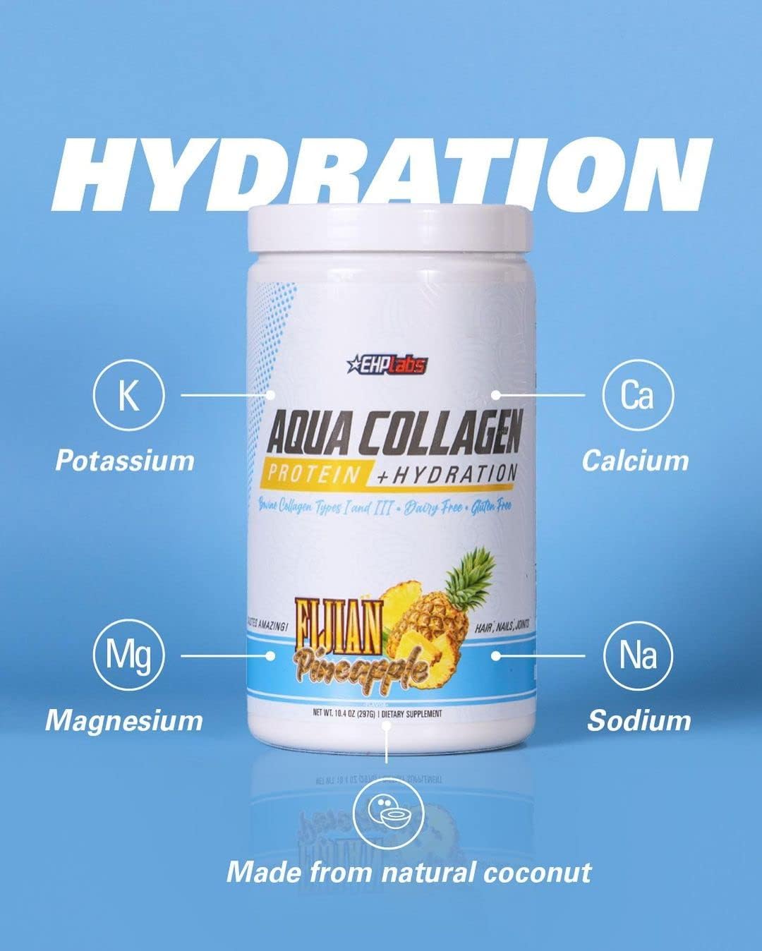 Hydrolyzed Collagen Peptides Powder - Raspberry Flavor, Grass Fed Bovine Collagen, 10g Protein per Serving, 24 Servings