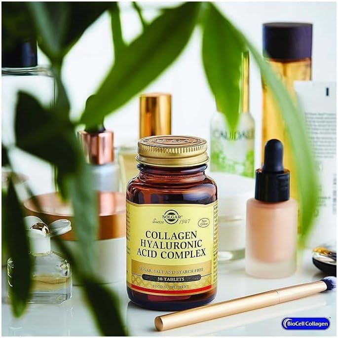 Hydrolyzed Collagen & Zinc Complex for Healthy Skin - Supports Cell Growth & DNA Formation - 30 Tablets