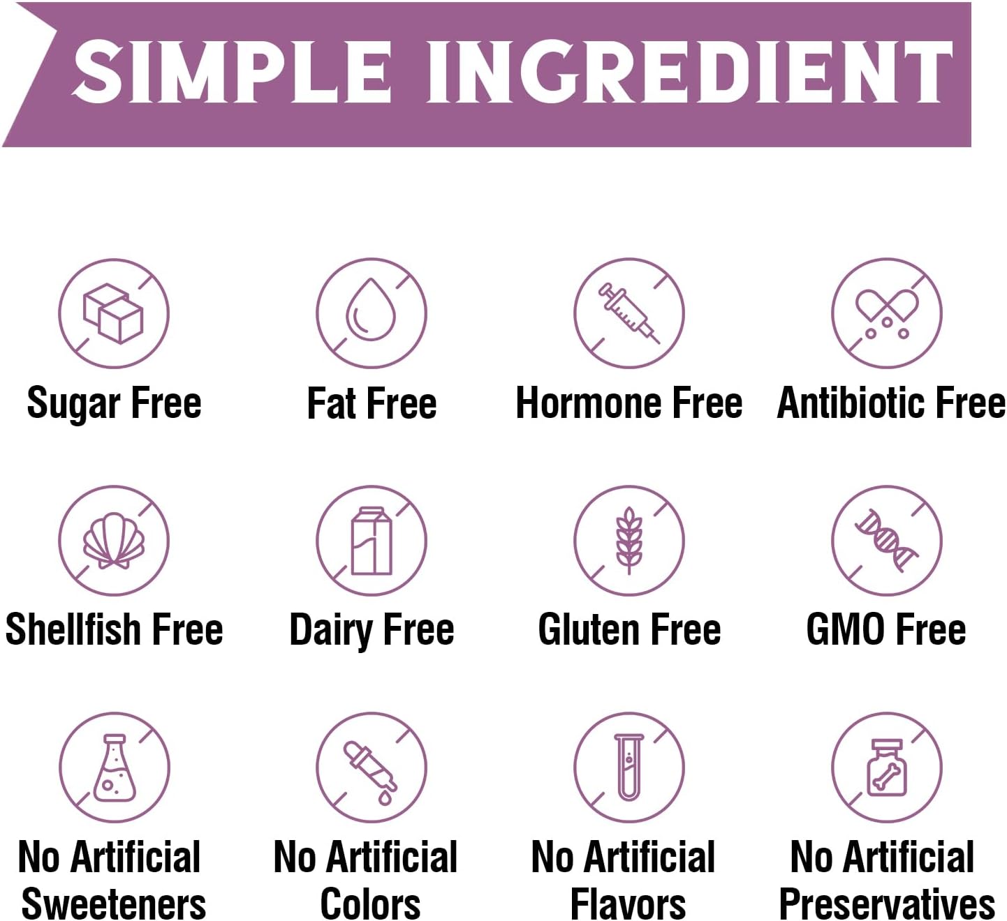 Hydrolyzed Multi Collagen Peptides Powder - Type I, II, III, V, X for Skin, Hair, Nails & Joints - Unflavored, Non-GMO, Keto, GF - 17 Servings, 6oz - Zero Sugar - Men & Women