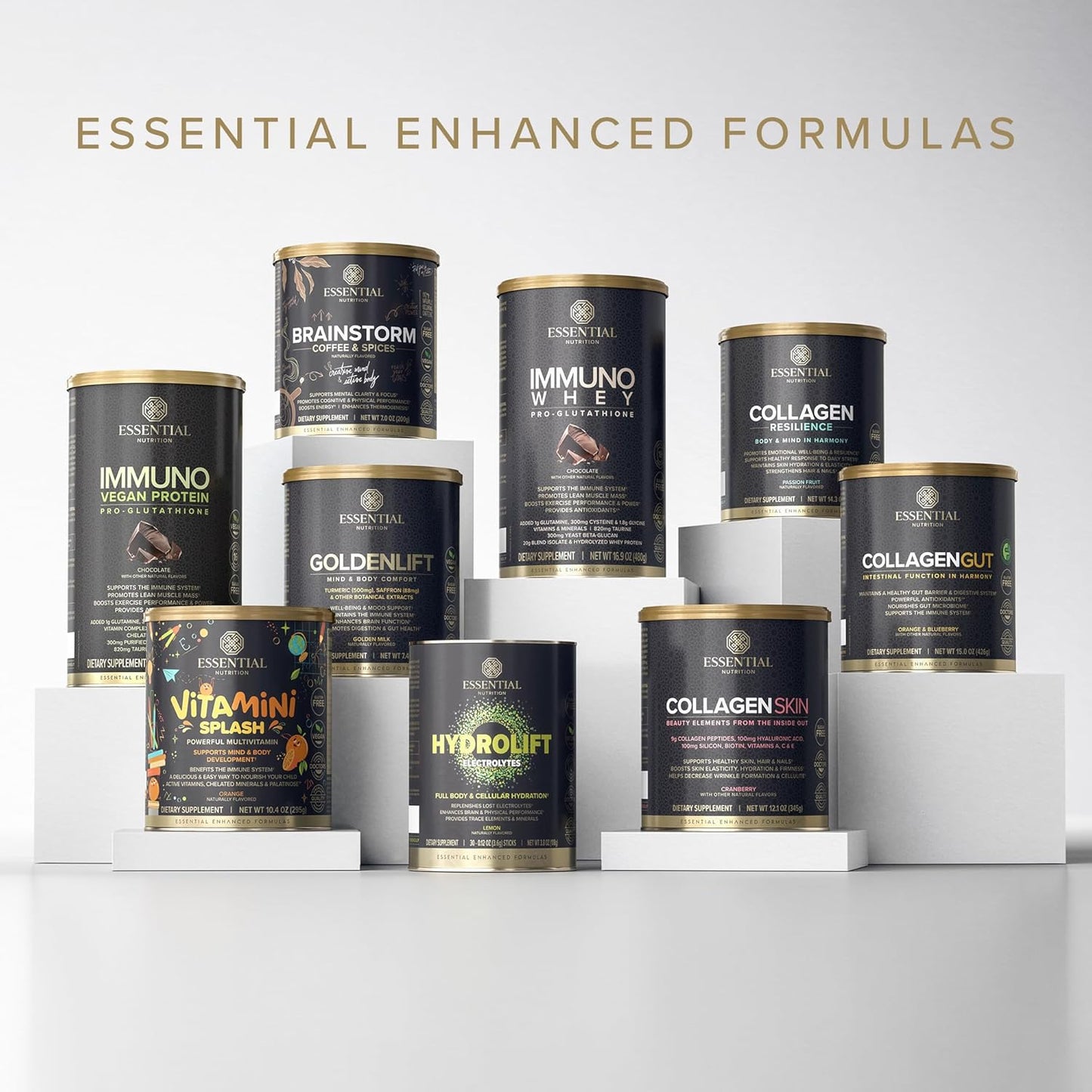 Hydrolyzed Whey Protein Powder with Amino Acids for Immune Support - Chocolate Flavor - 16.9oz