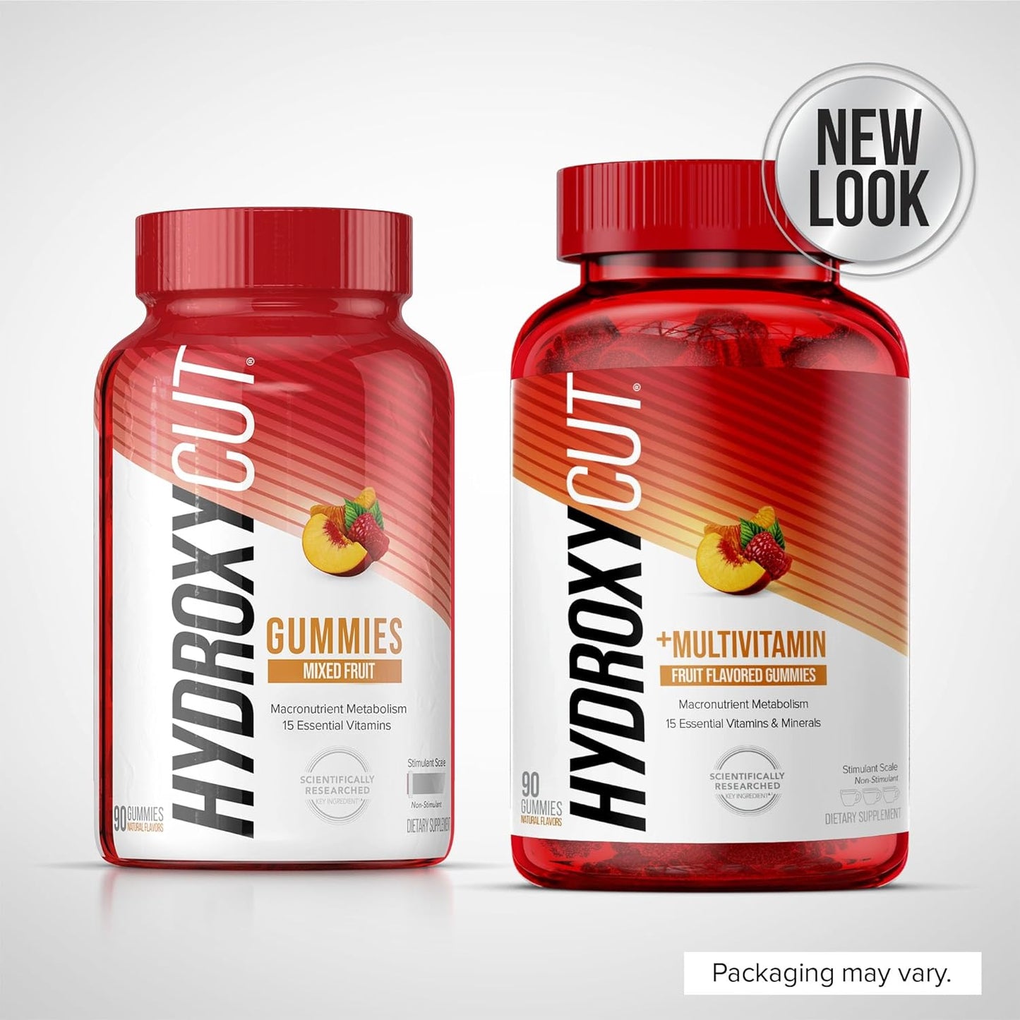 Hydroxycut Gummies: 99% Caffeine Free Metabolism Support with Vitamins & Minerals for Women & Men