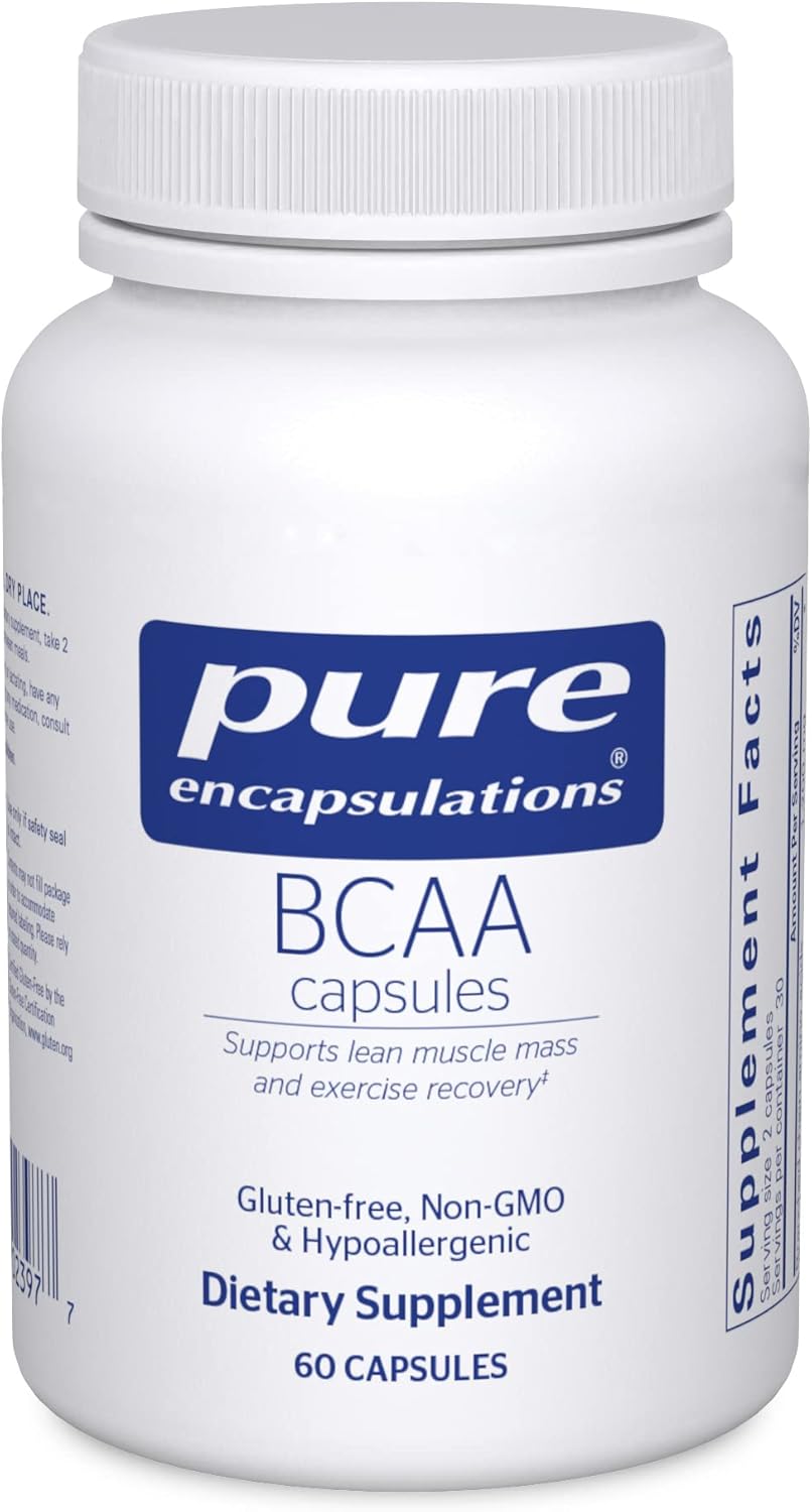 Hypoallergenic BCAA Capsules for Muscle Support During Exercise - 60 Capsules