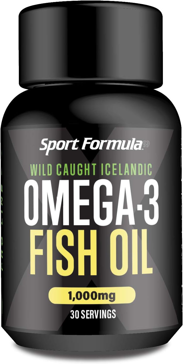 Icelandic Sport Formula 99 Wild Caught Fish Oil with Omega 3 DHA EHA