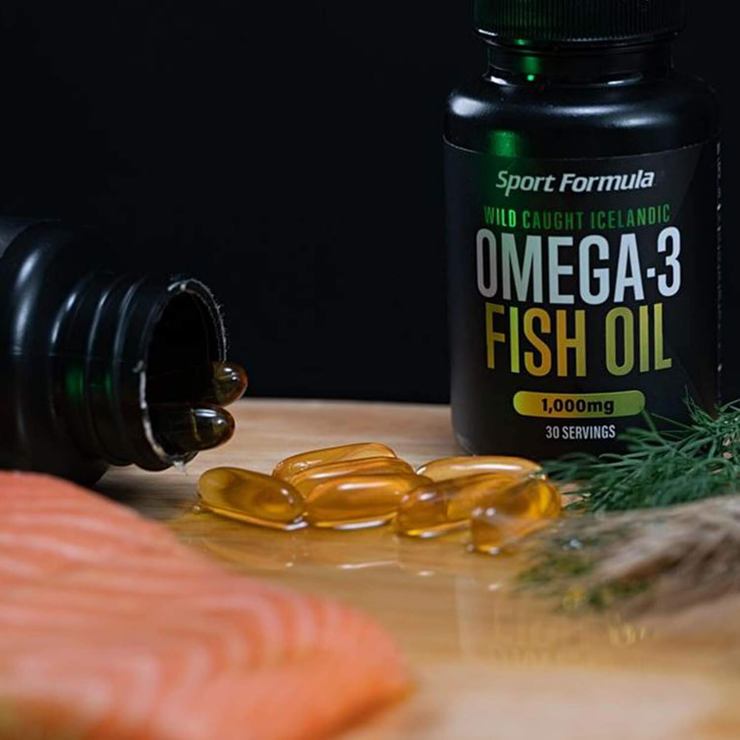 Icelandic Sport Formula 99 Wild Caught Fish Oil with Omega 3 DHA EHA