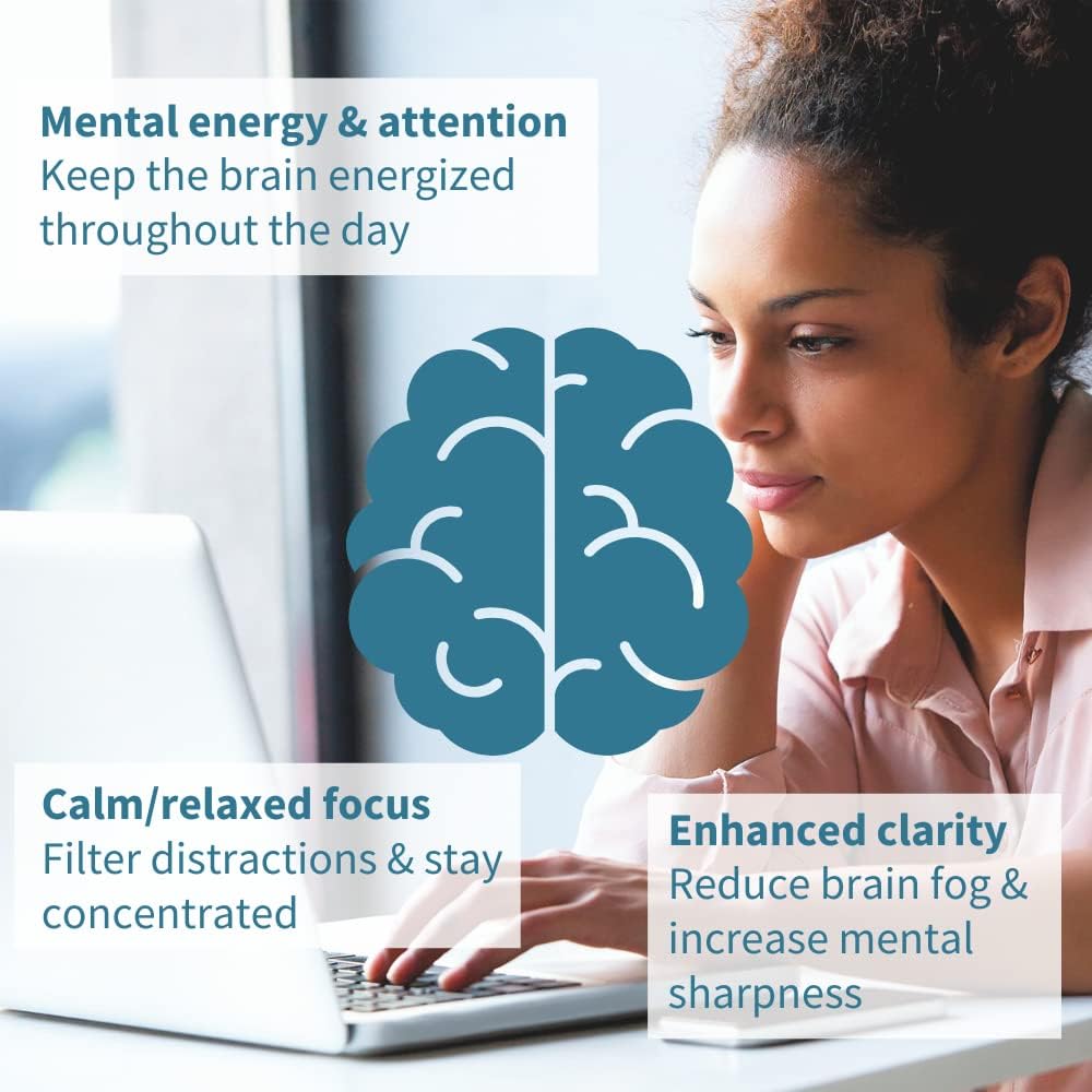 Igennus Focus: Methylated Nootropic for Cognitive Performance - 200mg Natural Caffeine, B Vitamins, L-Theanine, Taurine, L-Tyrosine - Non Jittery Clean Energy - 60 Capsules