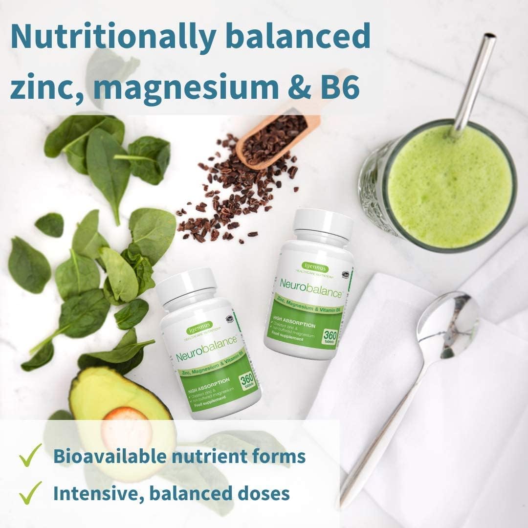 Igennus Healthcare Nutrition Mood Health Bundle: Pharmepa Restore EPA + Neurobalance Zinc, Magnesium & Vitamin B6