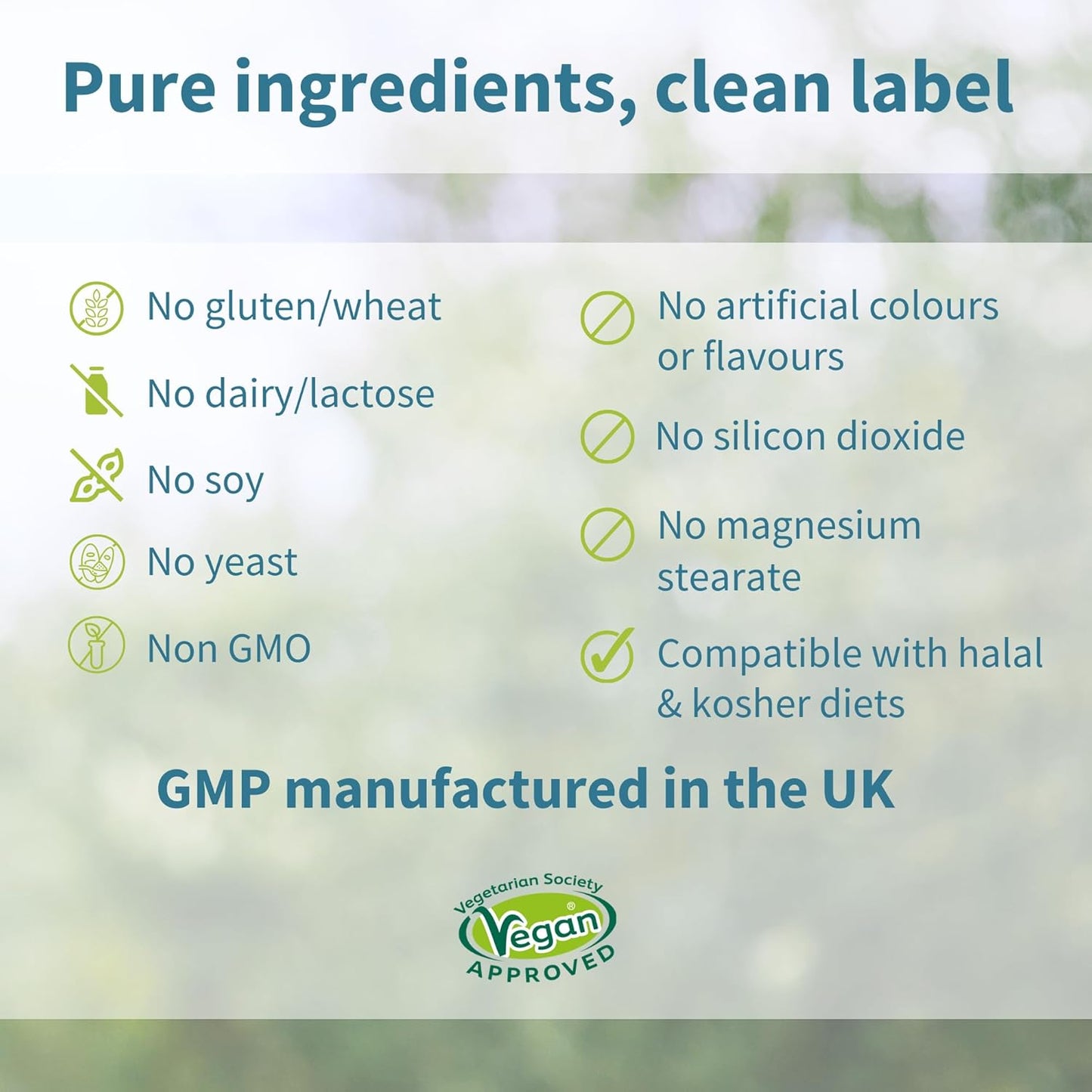 Igennus Women's Multivitamin with Methylated Folate for MTHFR, Iron, Non-GMO, Halal - 60 Vegan Tablets