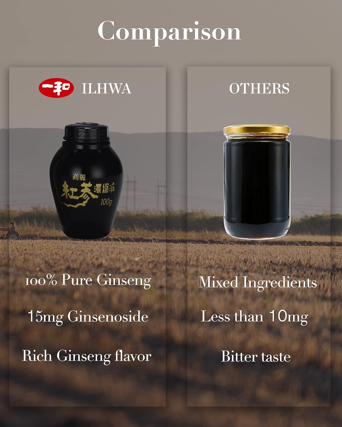 ILHWA Korean Ginseng Extract - 1.76 oz Concentrated Pack of 3 - Highest Quality Ginseng Supplement