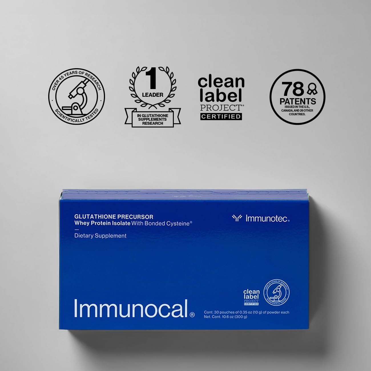 Immune Boost Bundle: Gluthathione Precursor, Whey Protein Isolate & Herbal Adaptogen with Rhodiola Rhosea