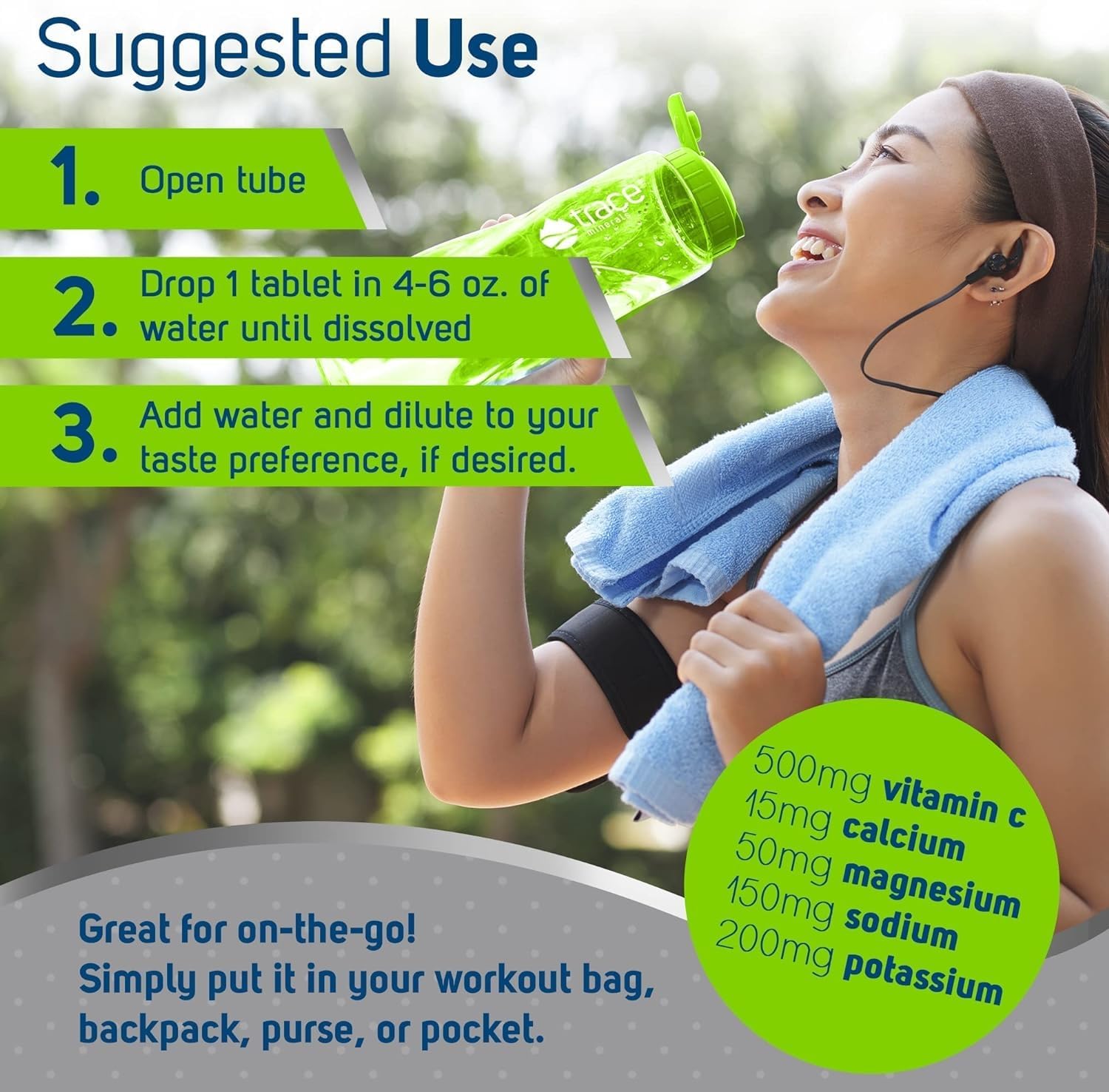 Immune-Boosting Electrolyte Drink Supplement for Hydration & Muscle Cramp Relief - Lemon Lime Flavor, 80 Servings