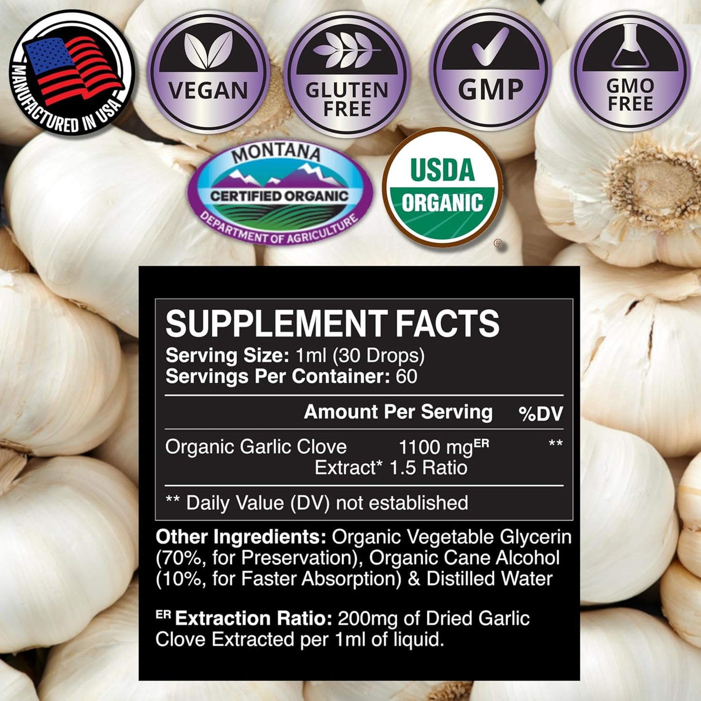 Immune Support Bundle: Garlic Tincture & Cryptolepis Sanguinolenta Capsules for Wellness