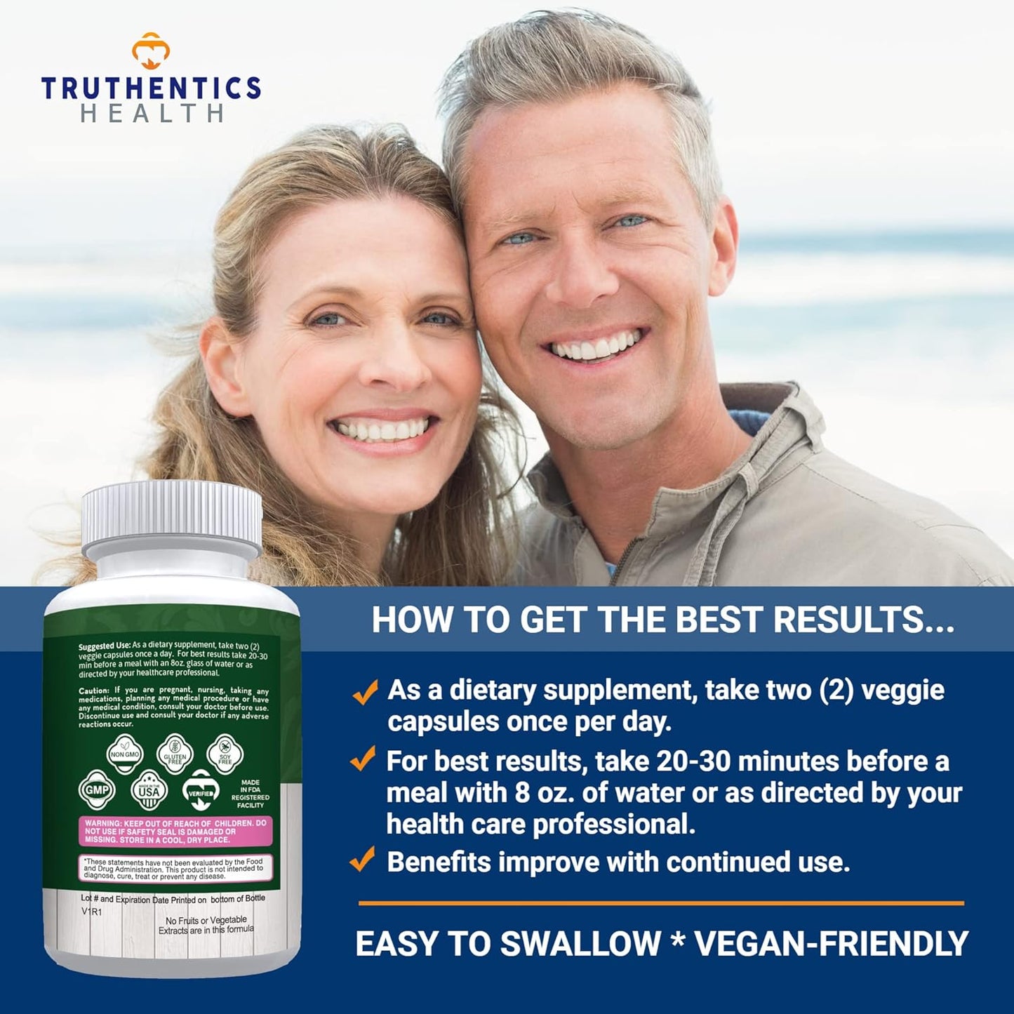 Immune Support Bundle: Truthentics Quercetin, Bromelain, Zinc, and Advanced Probiotic with Prebiotics - Gluten Free & Non-GMO - Respiratory and Digestive Health