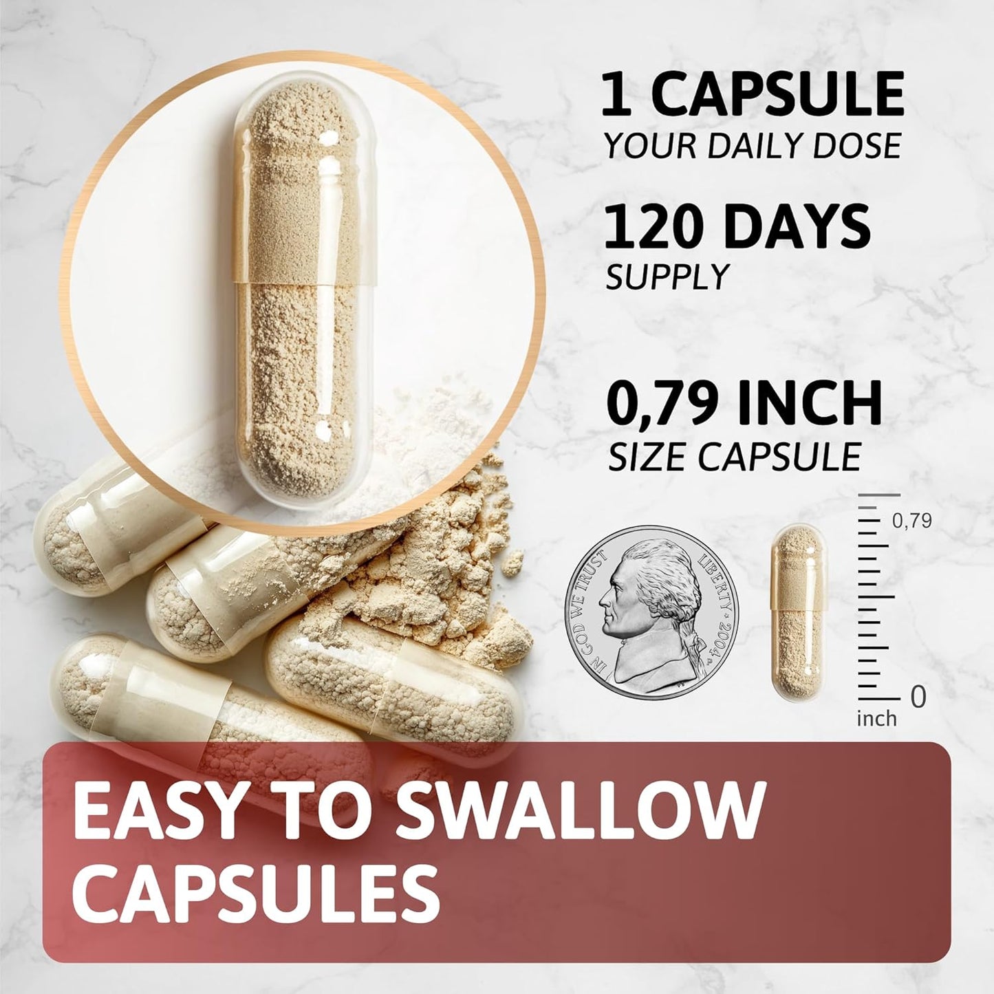 Immune Support Capsules Set: Shilajit, Ashwagandha, Sea Moss, Black Seed Oil, Turmeric - for Men and Women