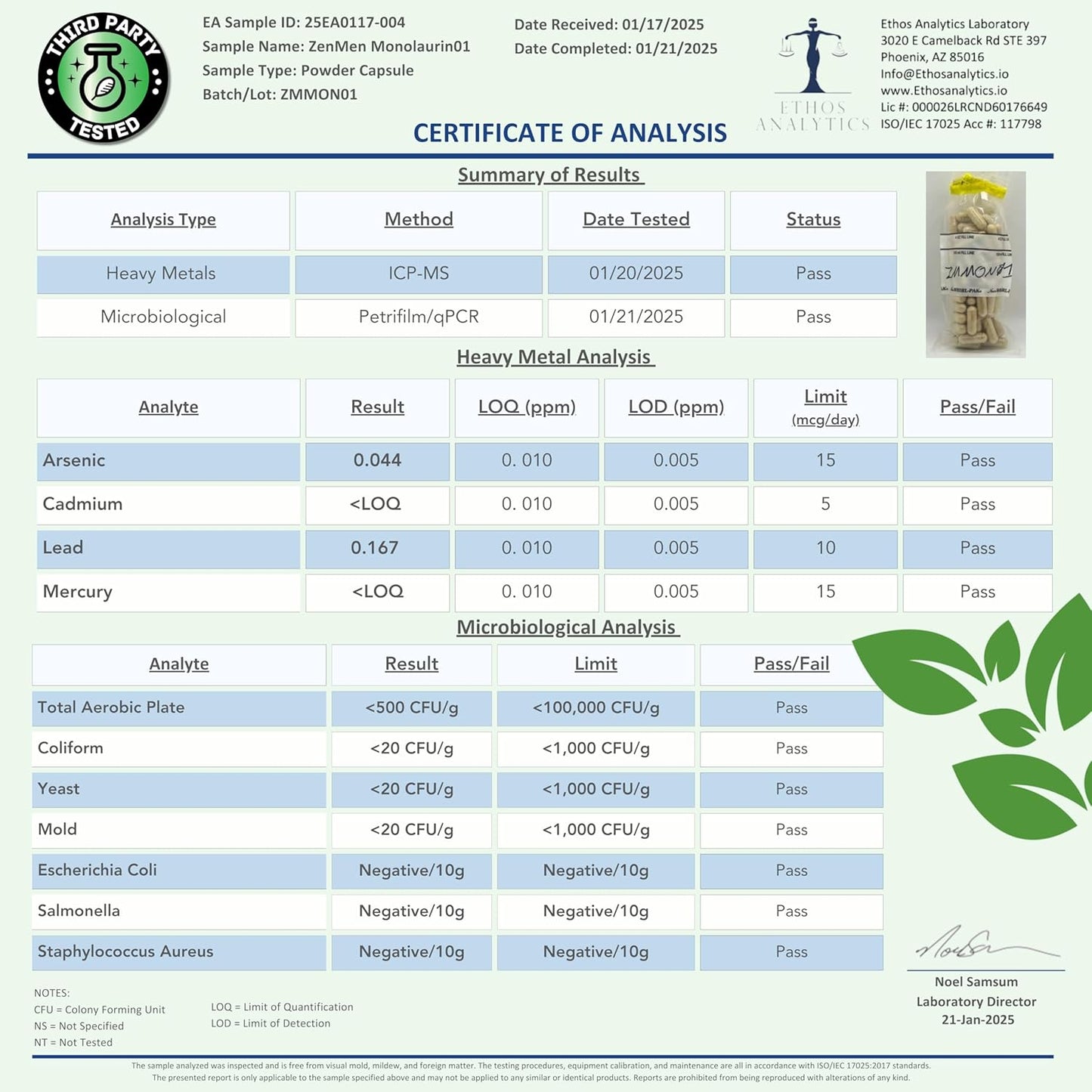 Immune Support Capsules with Monolaurin for Long-Term Protection from Tick Bites - Contains Lauric Acid, Astragalus, Cats Claw, Beta Glucan, Olive Leaf - Potent Formula