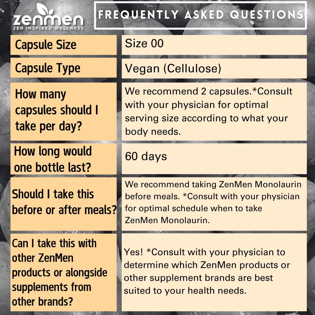 Immune Support Capsules with Monolaurin for Long-Term Protection from Tick Bites - Contains Lauric Acid, Astragalus, Cats Claw, Beta Glucan, Olive Leaf - Potent Formula