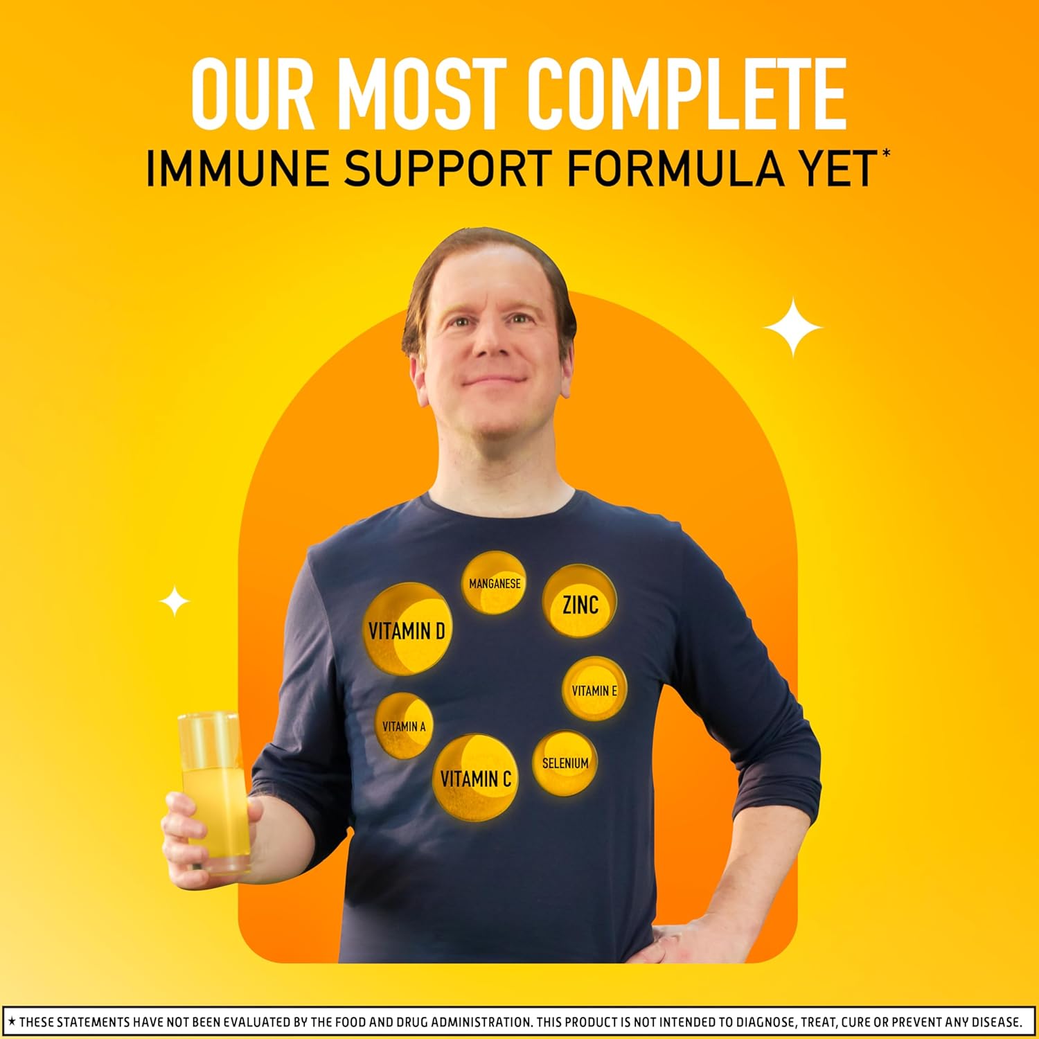 Immune Support Chewable Tablets with 1000mg Vitamin C, Vitamin D, and Zinc - Very Berry Flavor, 116 Tablets