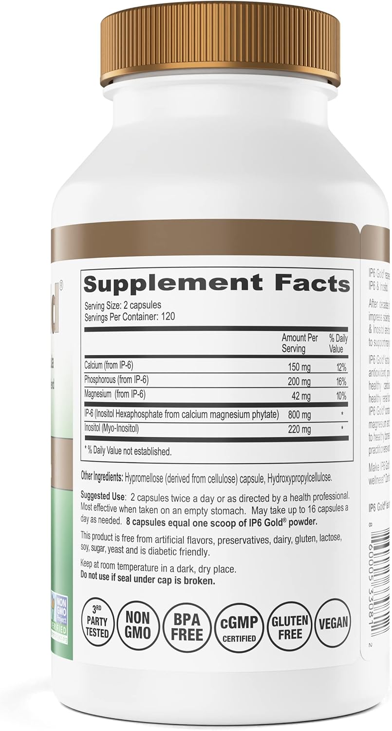 Immune Support Formula with IP6 Gold, 240 Vegetarian Capsules