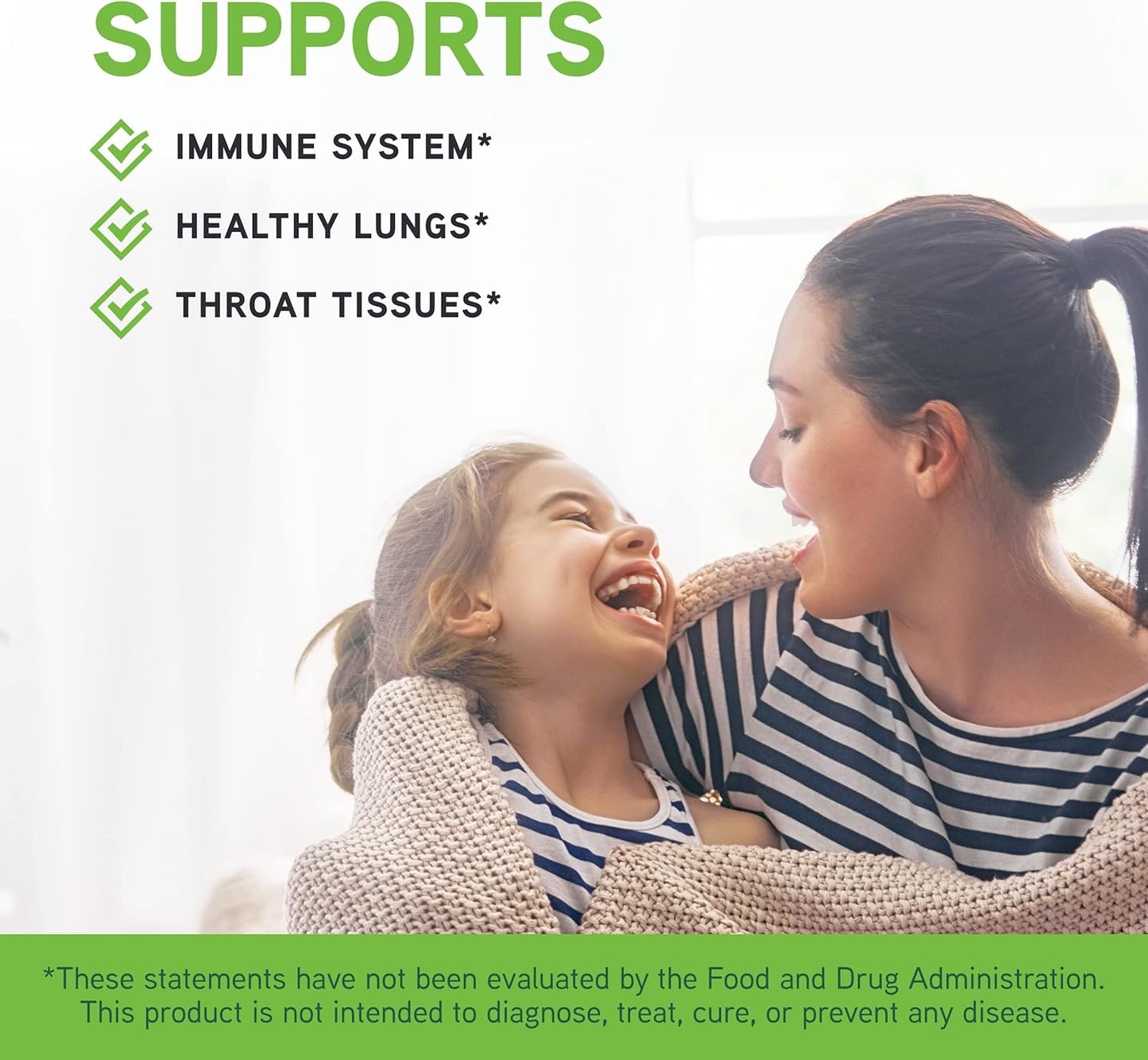 Immune Support Supplement with Vitamin D3, Zinc, Elderberry - Lemon Flavored Lozenges for Healthy Lungs & Throat - 60 Count