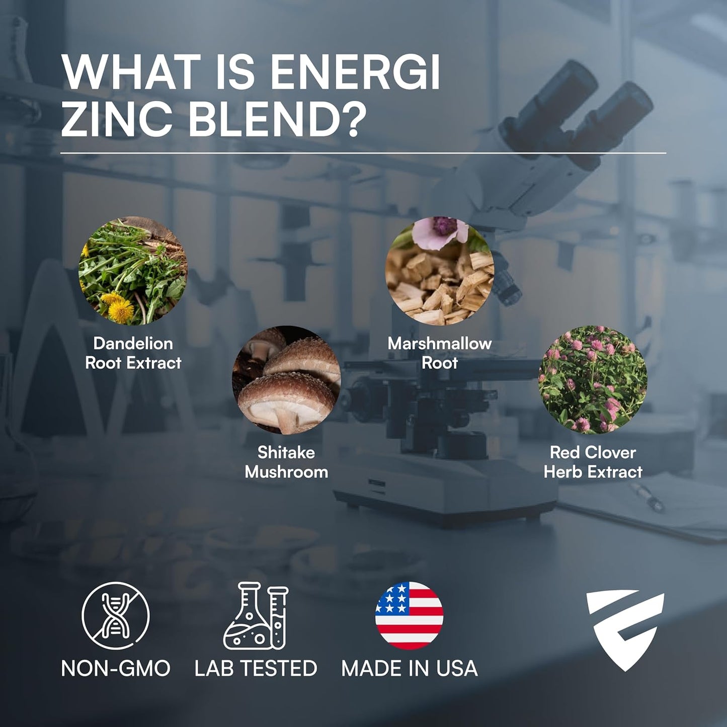 Immune Support Supplement with Zinc, Vitamin A, B-3 & B-6, Marshmellow Root, Dandelion Root Extract & Shiitake Mushroom - 90 Capsules