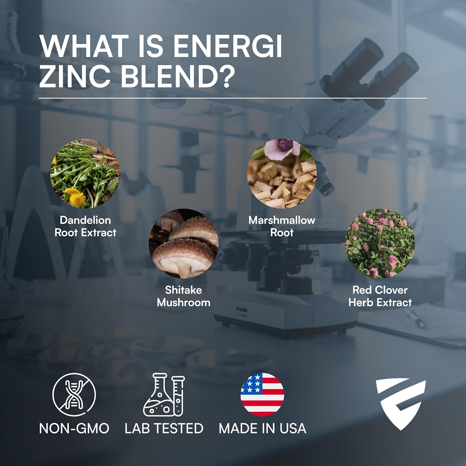 Immune Support Supplement with Zinc, Vitamin A, B-3 & B-6, Marshmellow Root, Dandelion Root Extract & Shiitake Mushroom - 90 Capsules