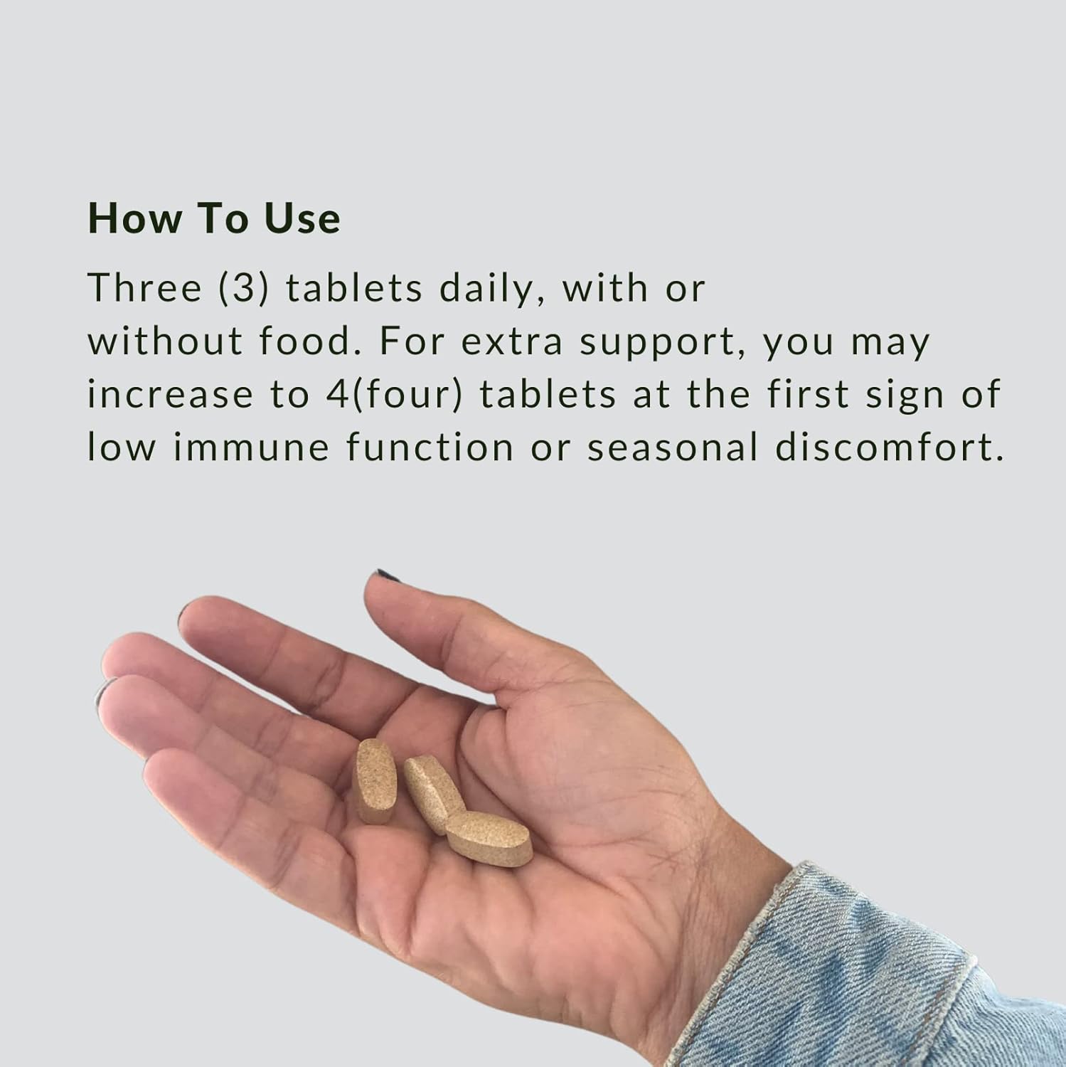 Immune System Support Supplement with Elderberry, Vitamin C, Zinc - 90 Tabs