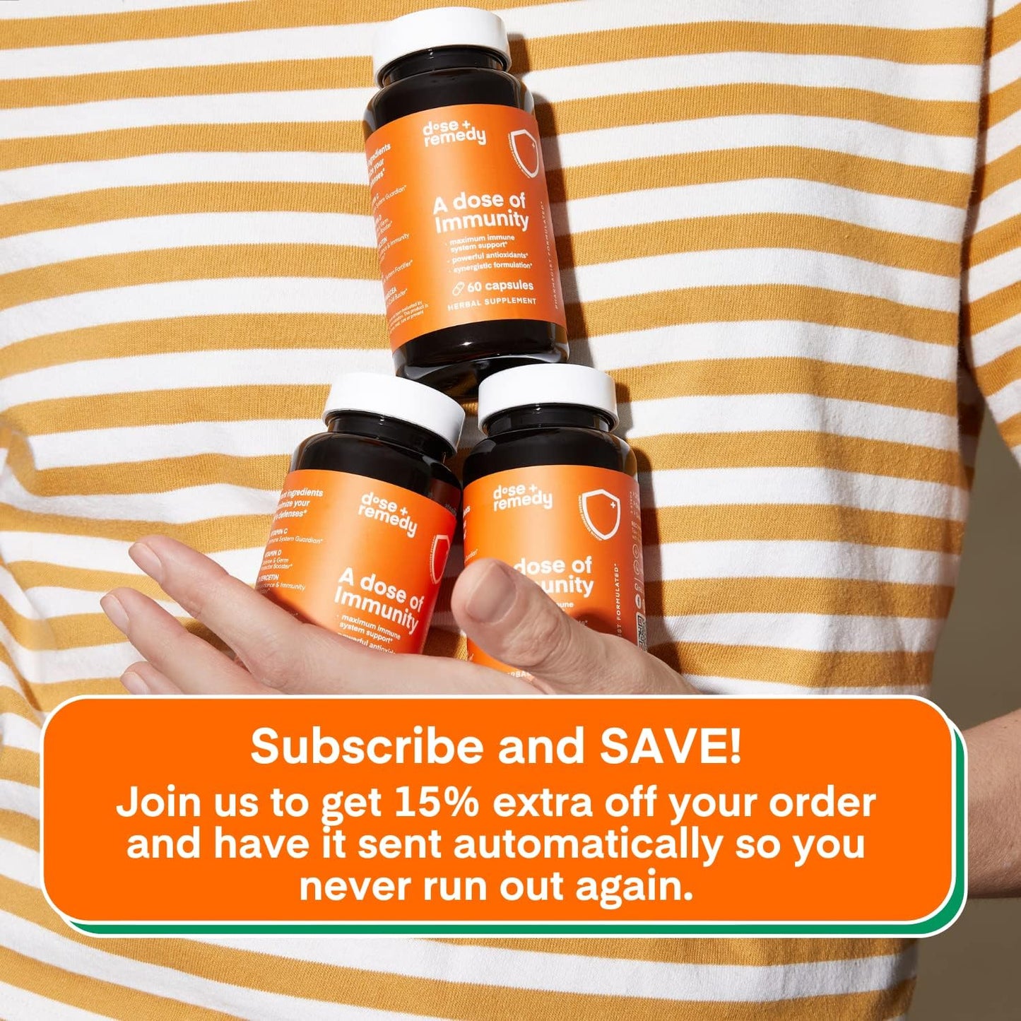 Immunity Boost Supplement with Quercetin, Vitamin C, Zinc, Vitamin D, Bromelain, Echinacea, and B Vitamins - 60 Count