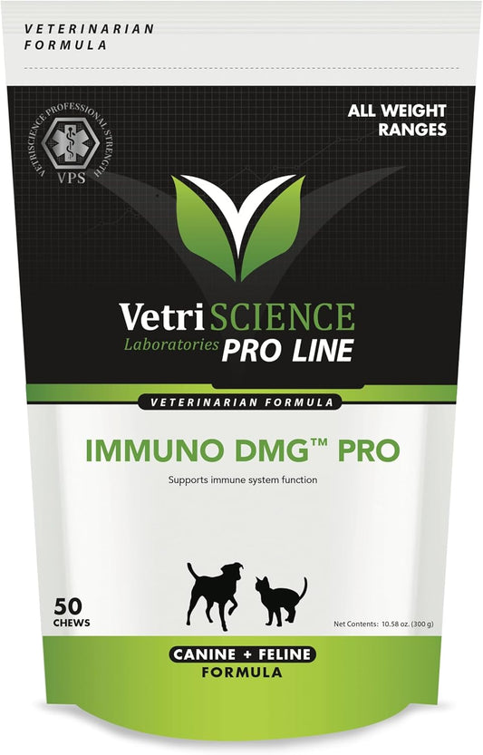 Immuno DMG Pro for Dogs & Cats - Liver & Kidney Health Support Chews - Boosts Antibody Production & Antioxidants - Pet Immune System Supplement