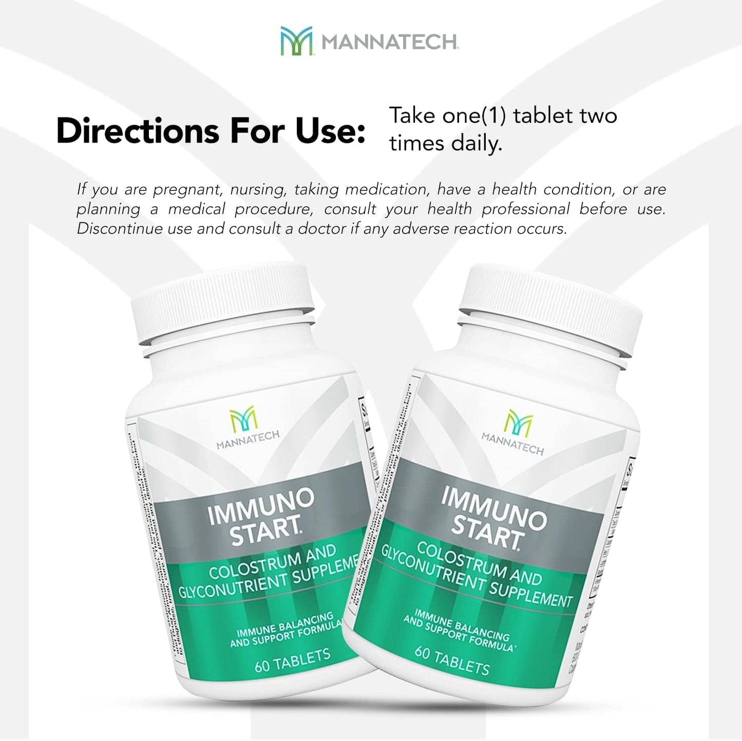 ImmunoSTART Supplement for Immune Balance and Support - 60 Tablets by Mannatech