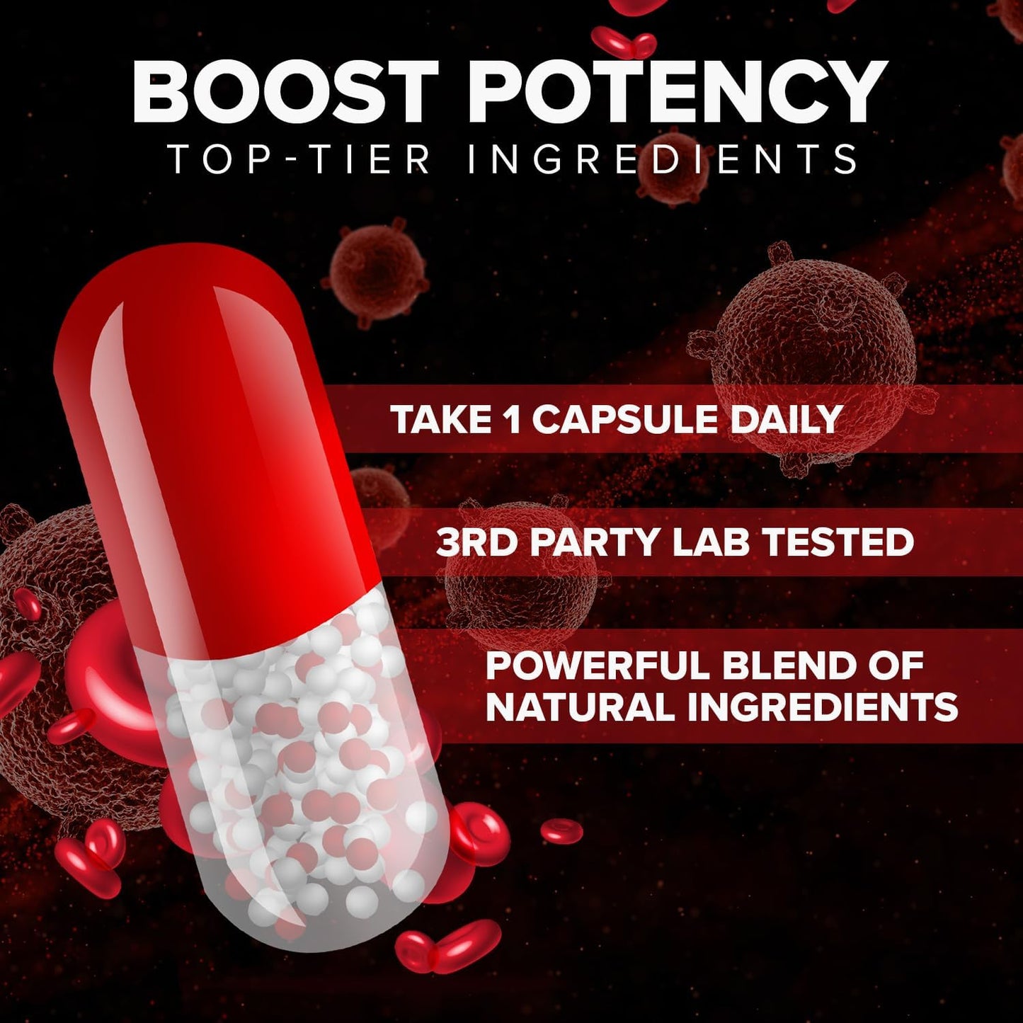 Indelo Blood Balance Capsules - All Natural Maximum Strength Supplement for Healthy Blood Levels - 60 Capsules