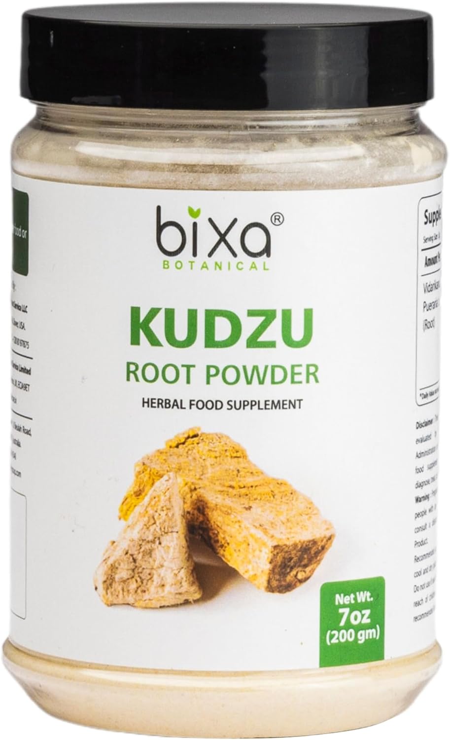 Indian Kudzu Root Powder 7 Oz - Ayurvedic Herbal Supplement for Muscle Mass & Strength, Pure Premium Quality from bixa BOTANICAL