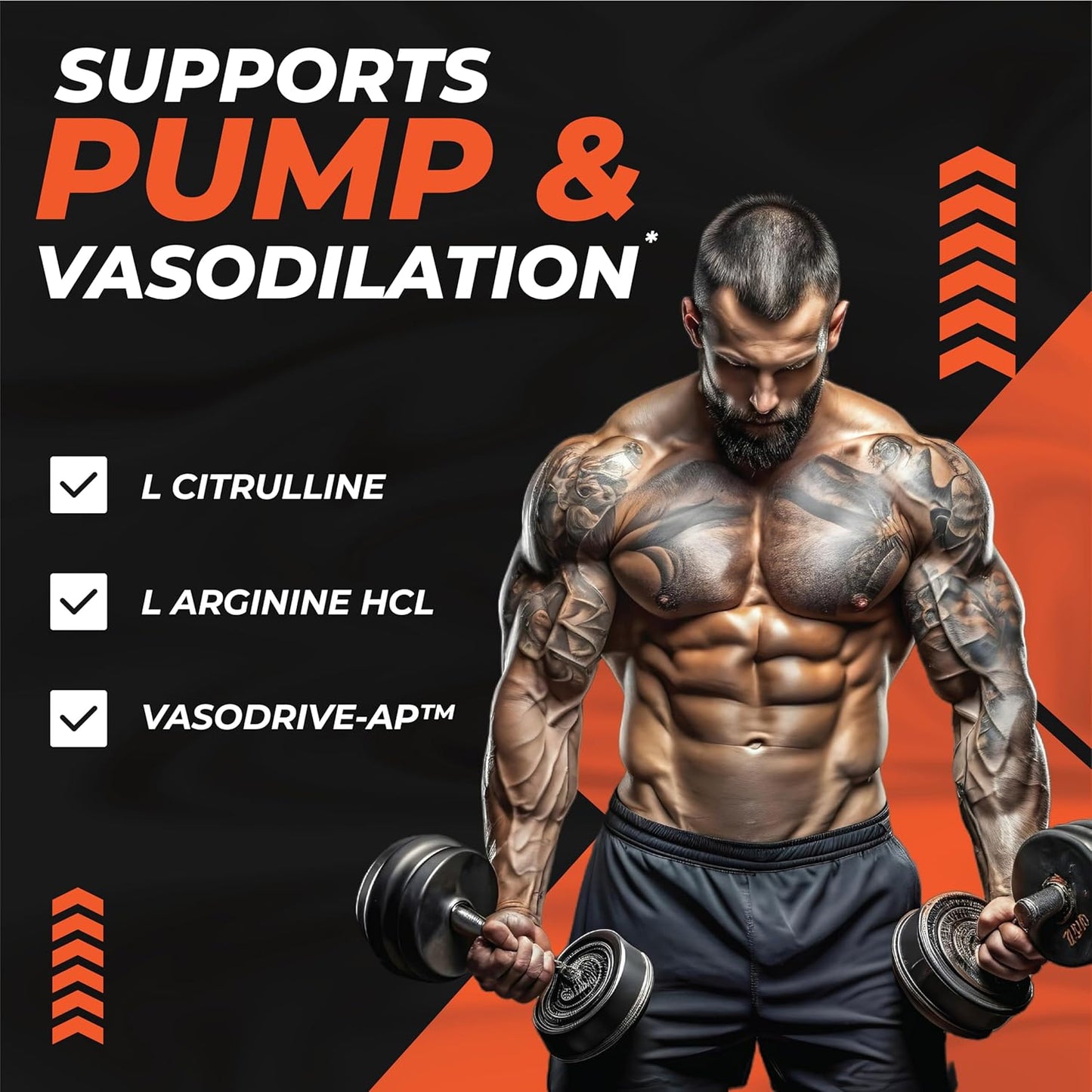 Infinite Labs Juggernaut X Pre-Workout Supplement - Orange Flavor, Enhances Strength, Endurance, Energy - L-Citrulline, Beta-Alanine, Creatine, VasoDrive - 30 Servings