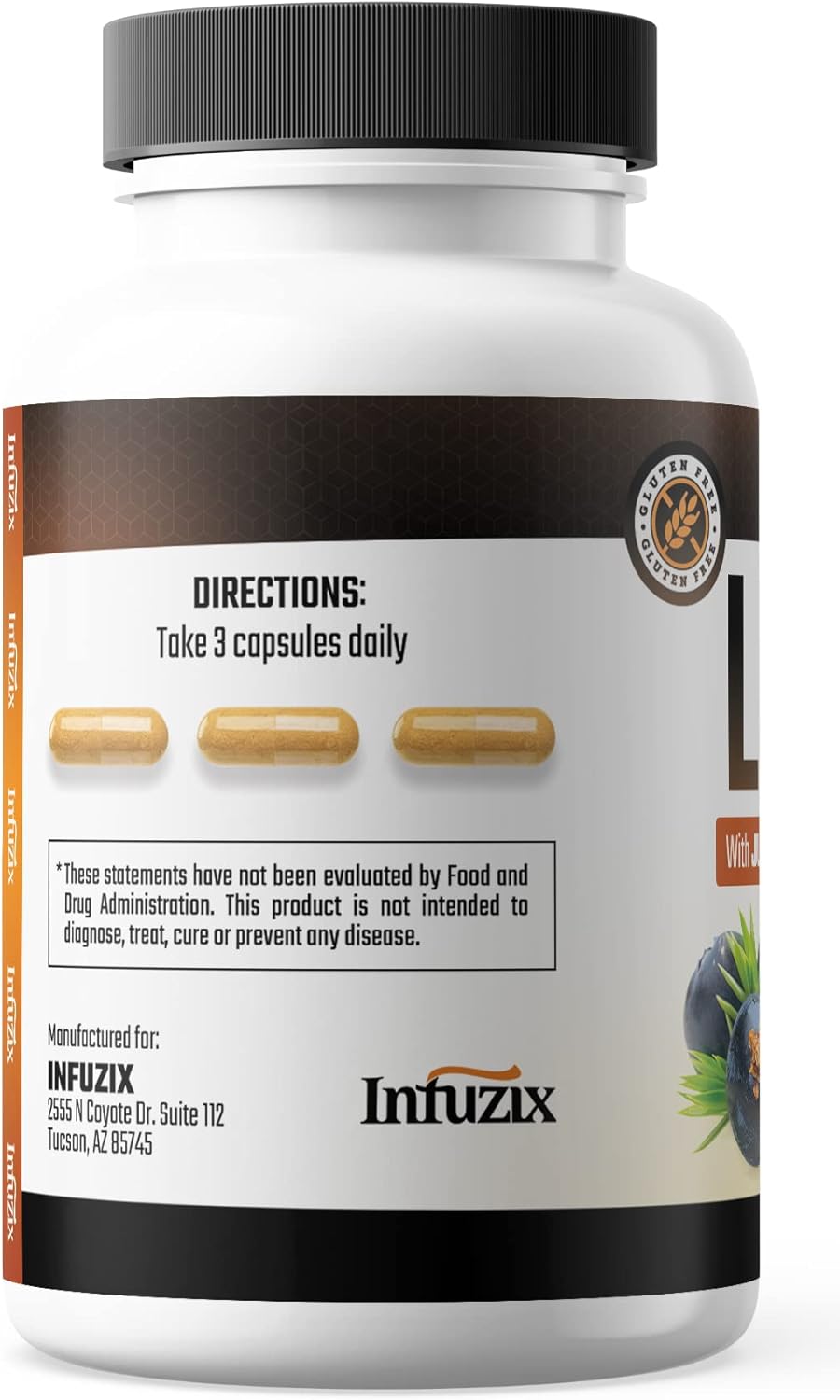 Infuzix Listol: Natural Diuretic for Swollen Feet, Ankles, Legs - Reduce Water Retention & Swelling for Improved Comfort and Mobility